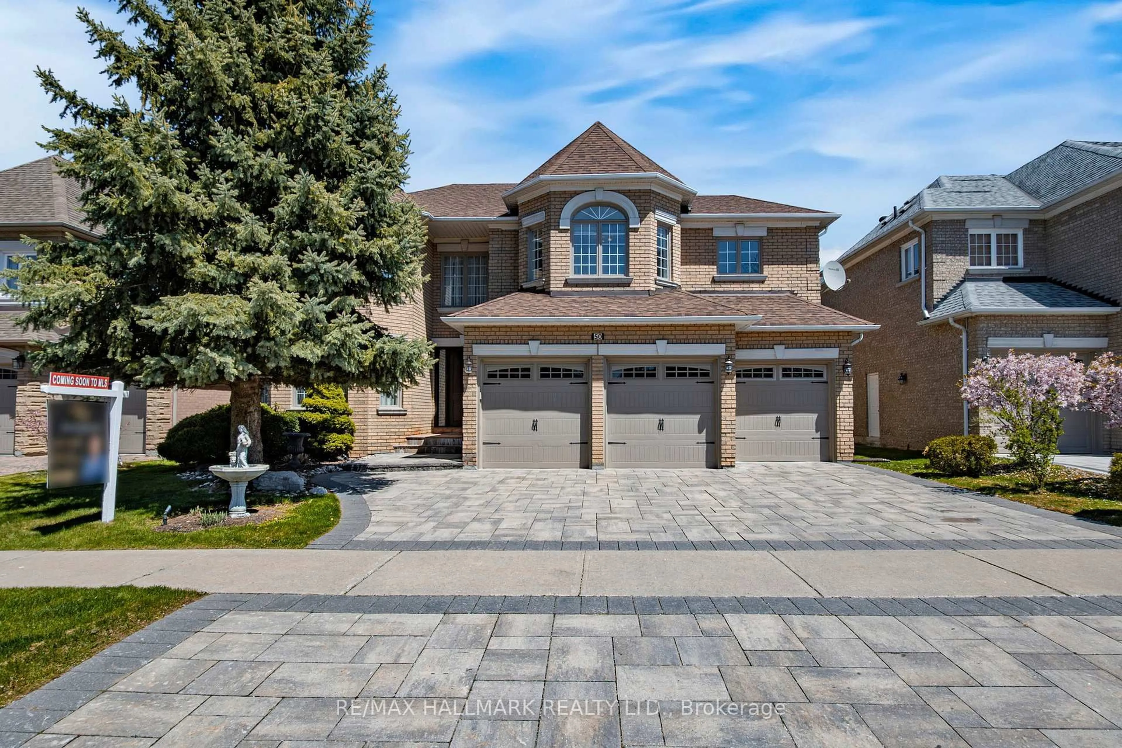 Home with brick exterior material, street for 50 yellow Birch Cres, Richmond Hill Ontario L4B 3R4
