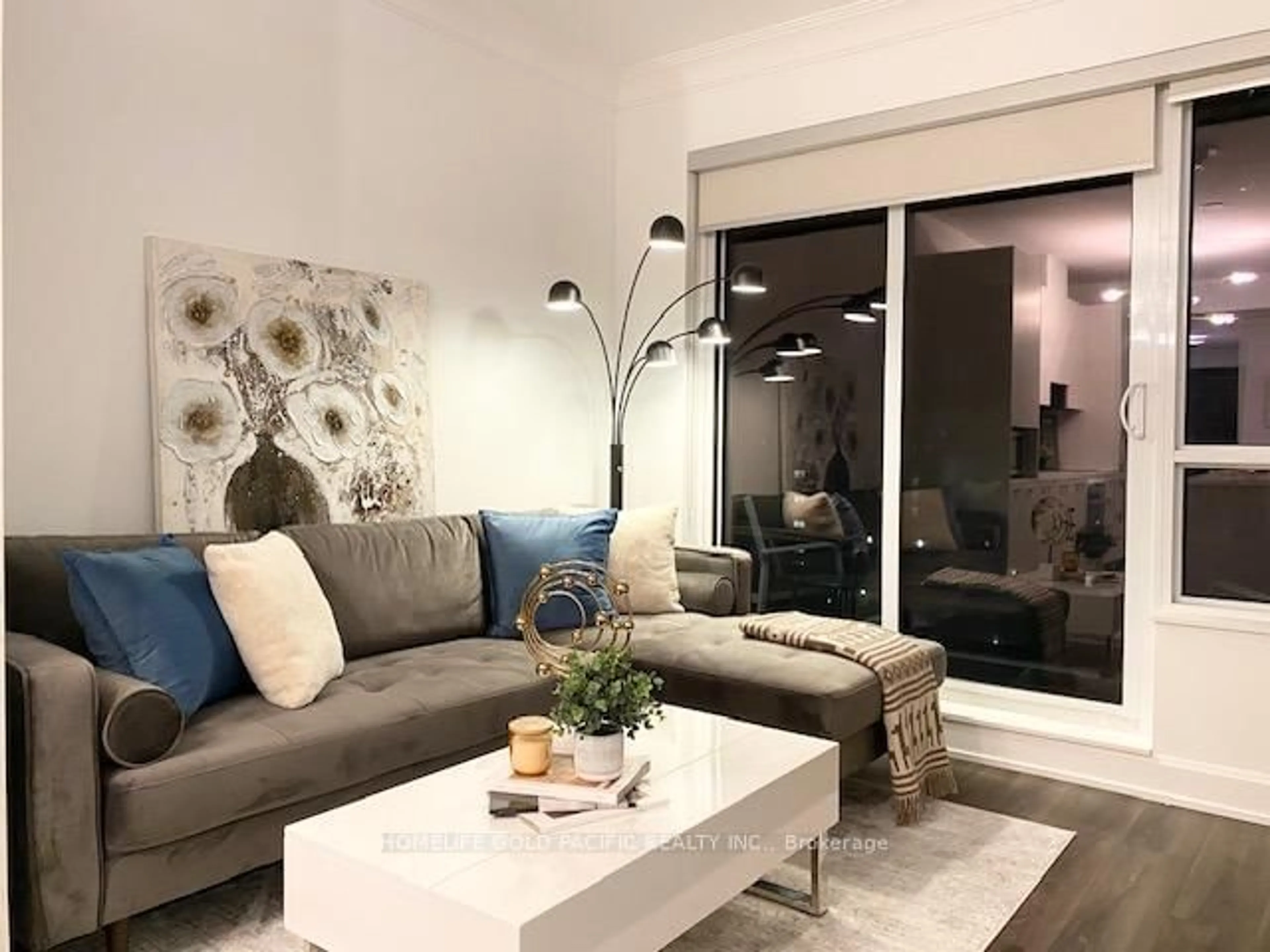 Living room with furniture, unknown for 18 Water Walk Dr #802, Markham Ontario L3R 6L5