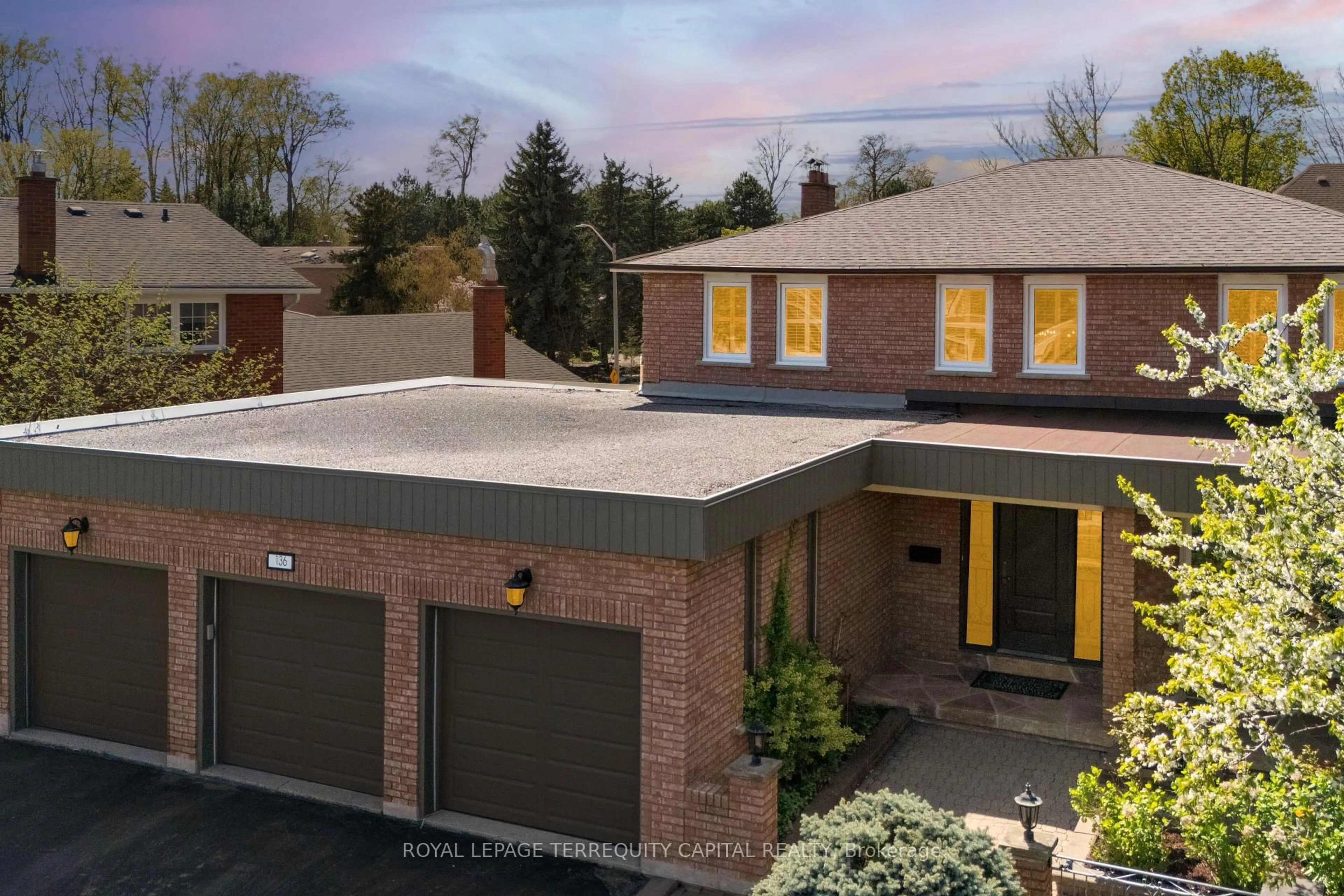 Home with brick exterior material, street for 136 Villa Park Dr, Vaughan Ontario L4L 3G7