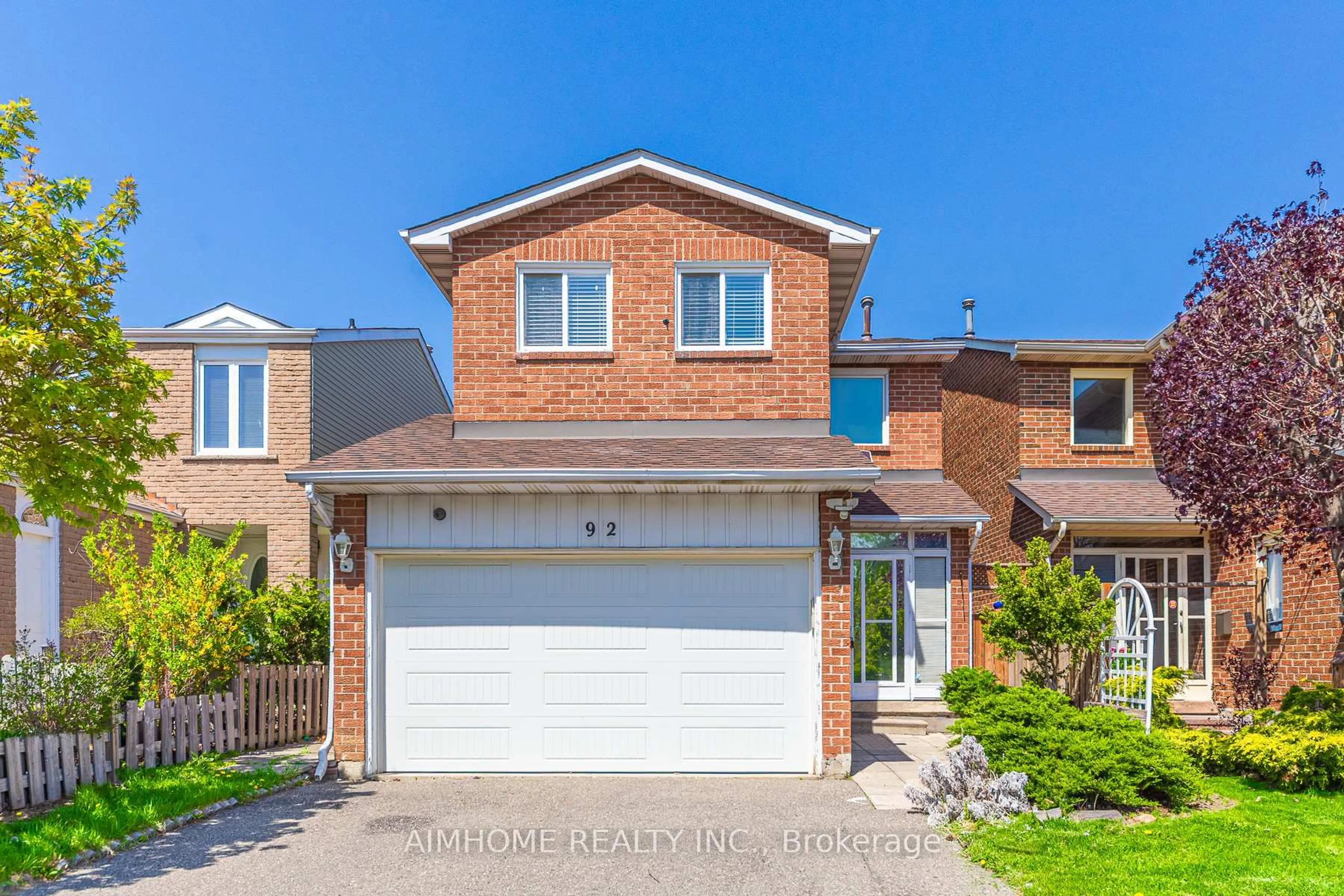 Home with brick exterior material, street for 92 Bay Hill Dr, Vaughan Ontario L4K 1G9