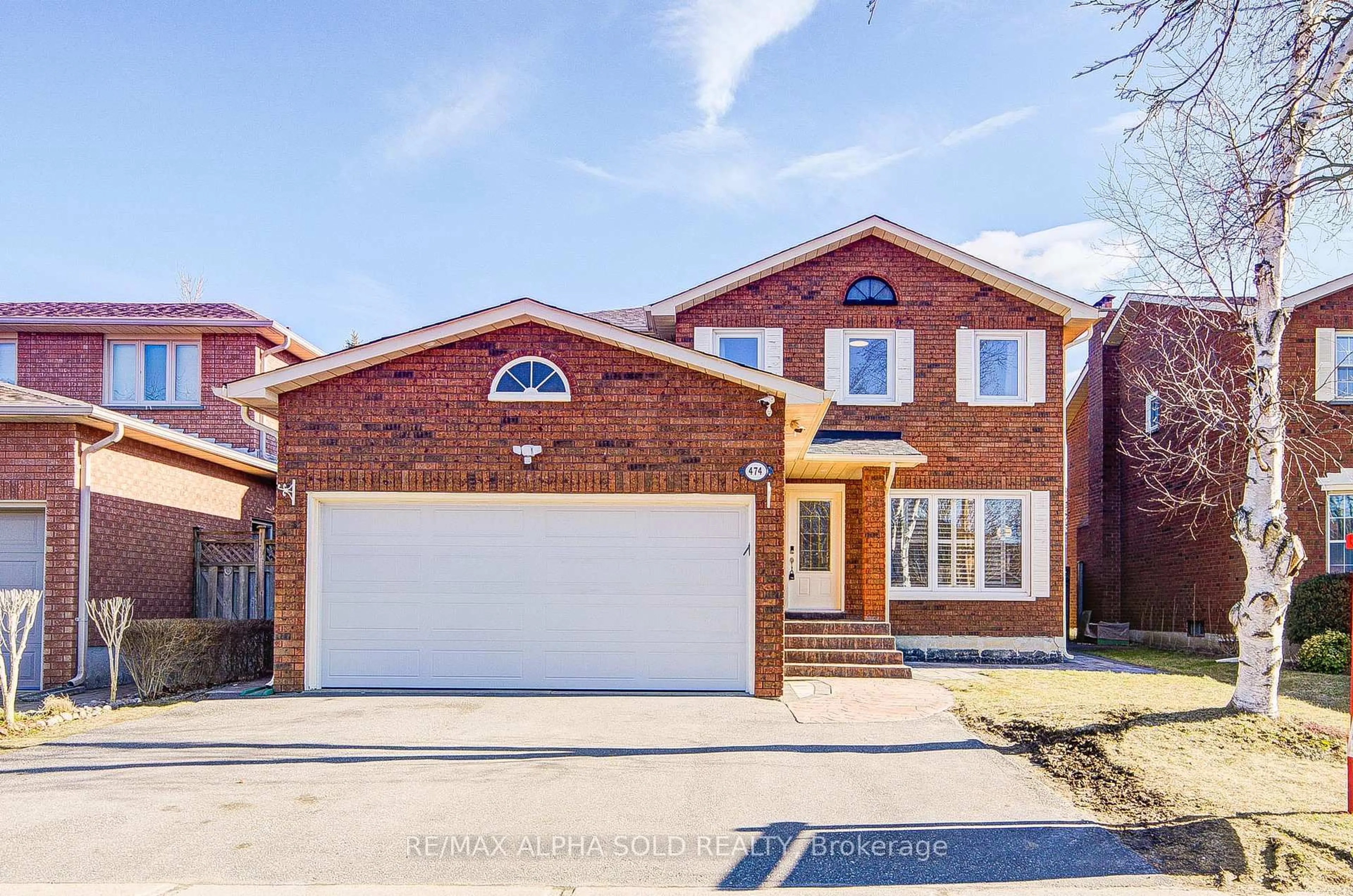 Home with brick exterior material, street for 474 Raymerville Dr, Markham Ontario L3P 6J1