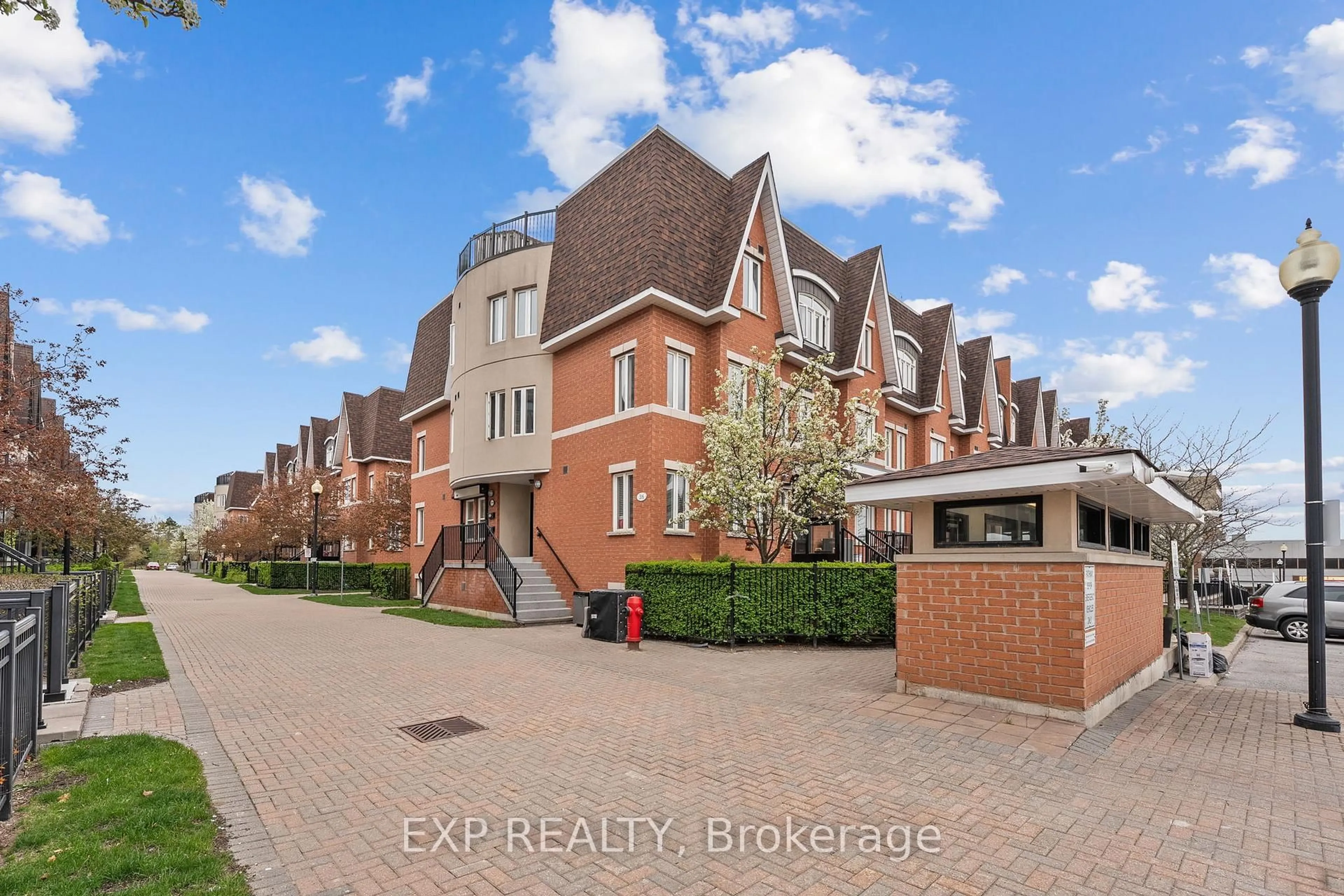 A pic from outside/outdoor area/front of a property/back of a property/a pic from drone, street for 316 John St #238, Markham Ontario L3T 0A7