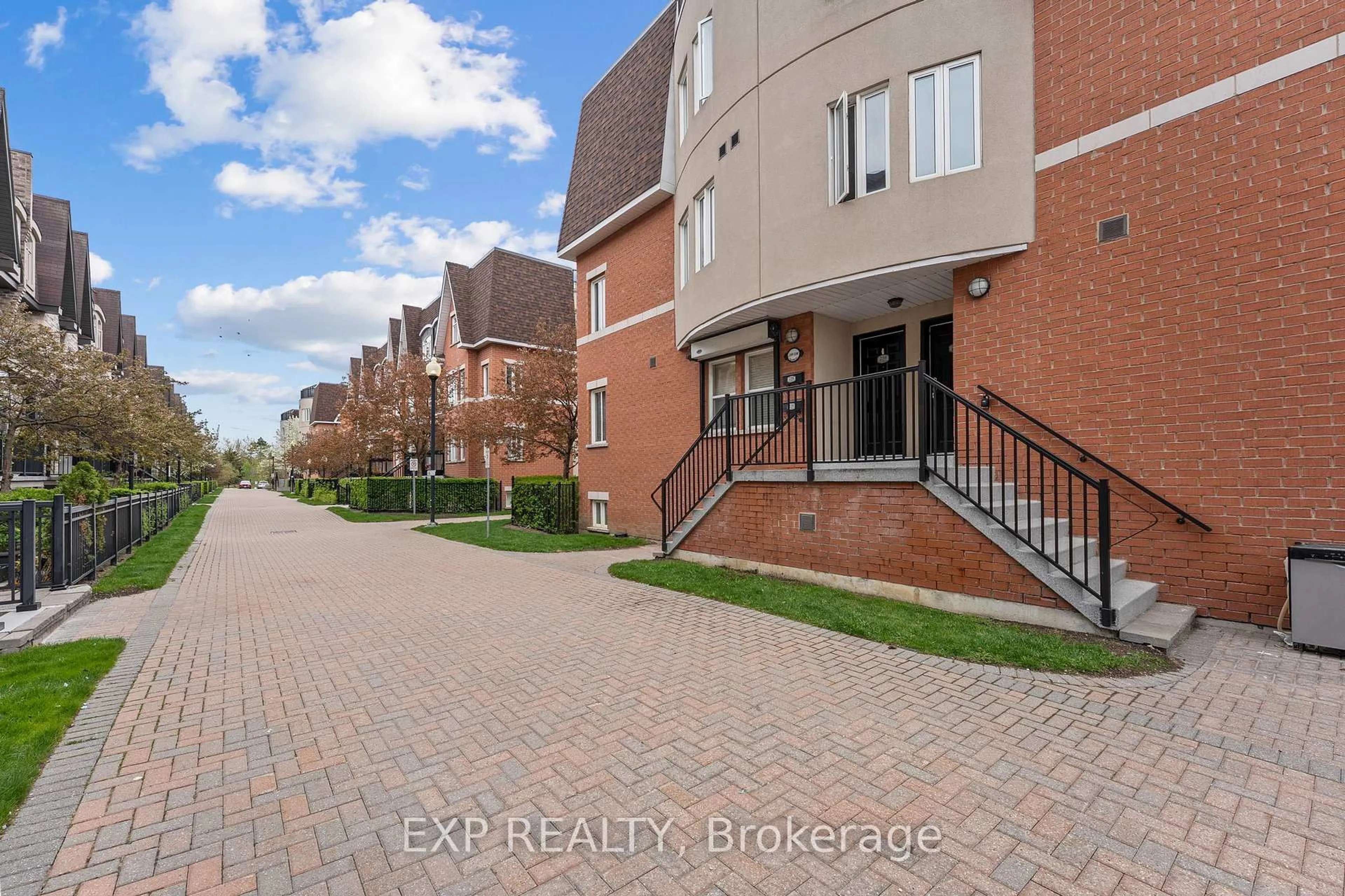 A pic from outside/outdoor area/front of a property/back of a property/a pic from drone, street for 316 John St #238, Markham Ontario L3T 0A7