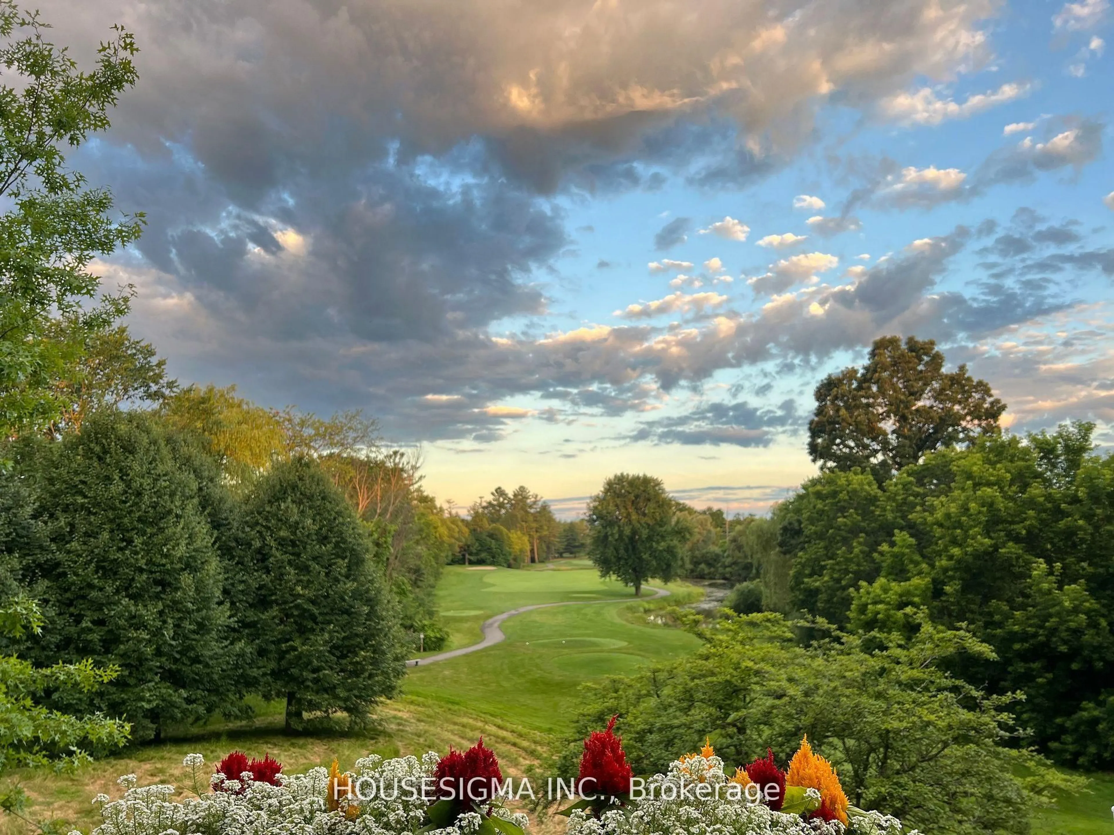 A pic from outside/outdoor area/front of a property/back of a property/a pic from drone, forest/trees view for 520 Silken Laumann Dr #17, Newmarket Ontario L3X 2S7