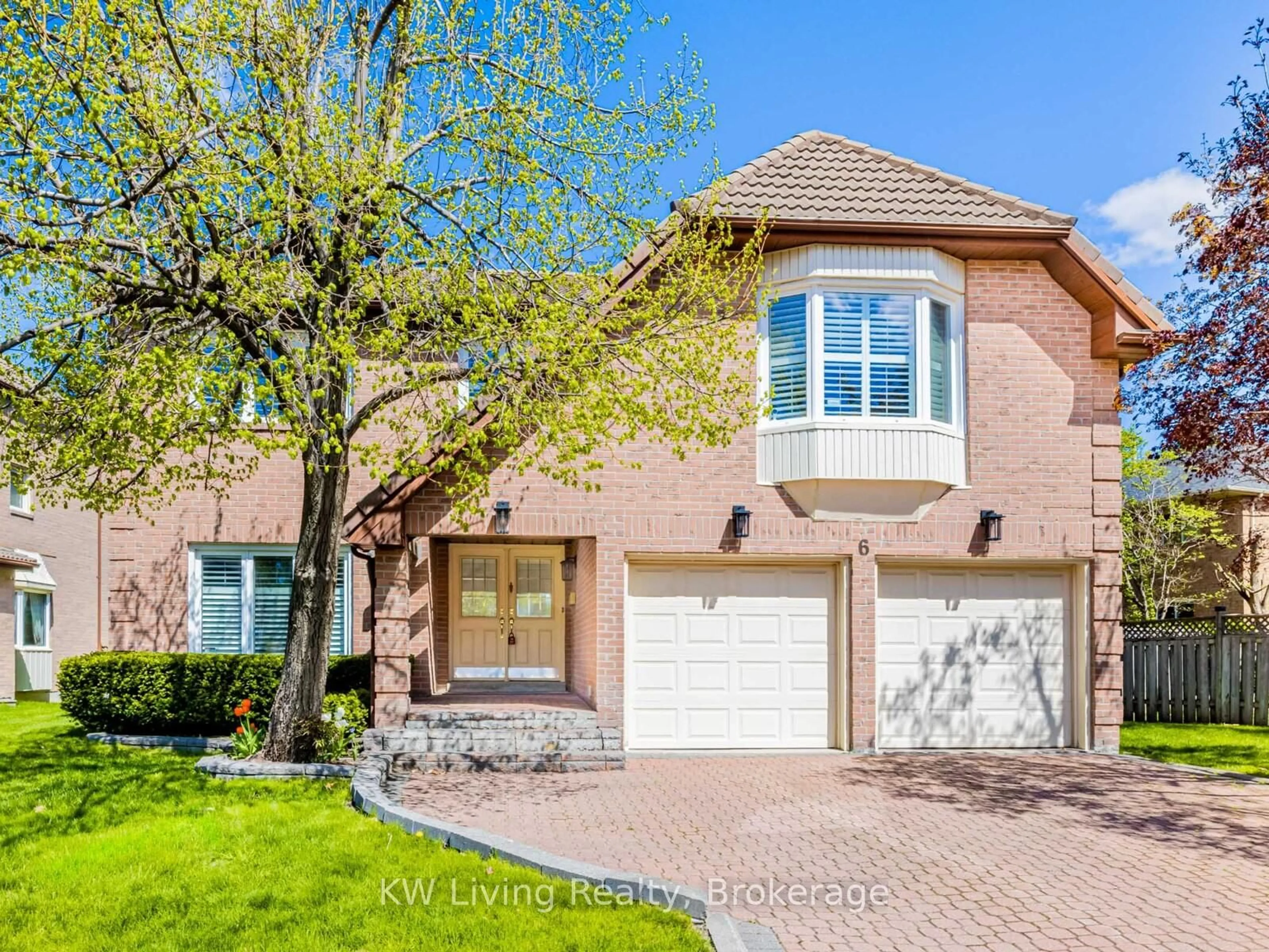 Home with brick exterior material, street for 6 Ellingwood Crt, Markham Ontario L3R 8A8