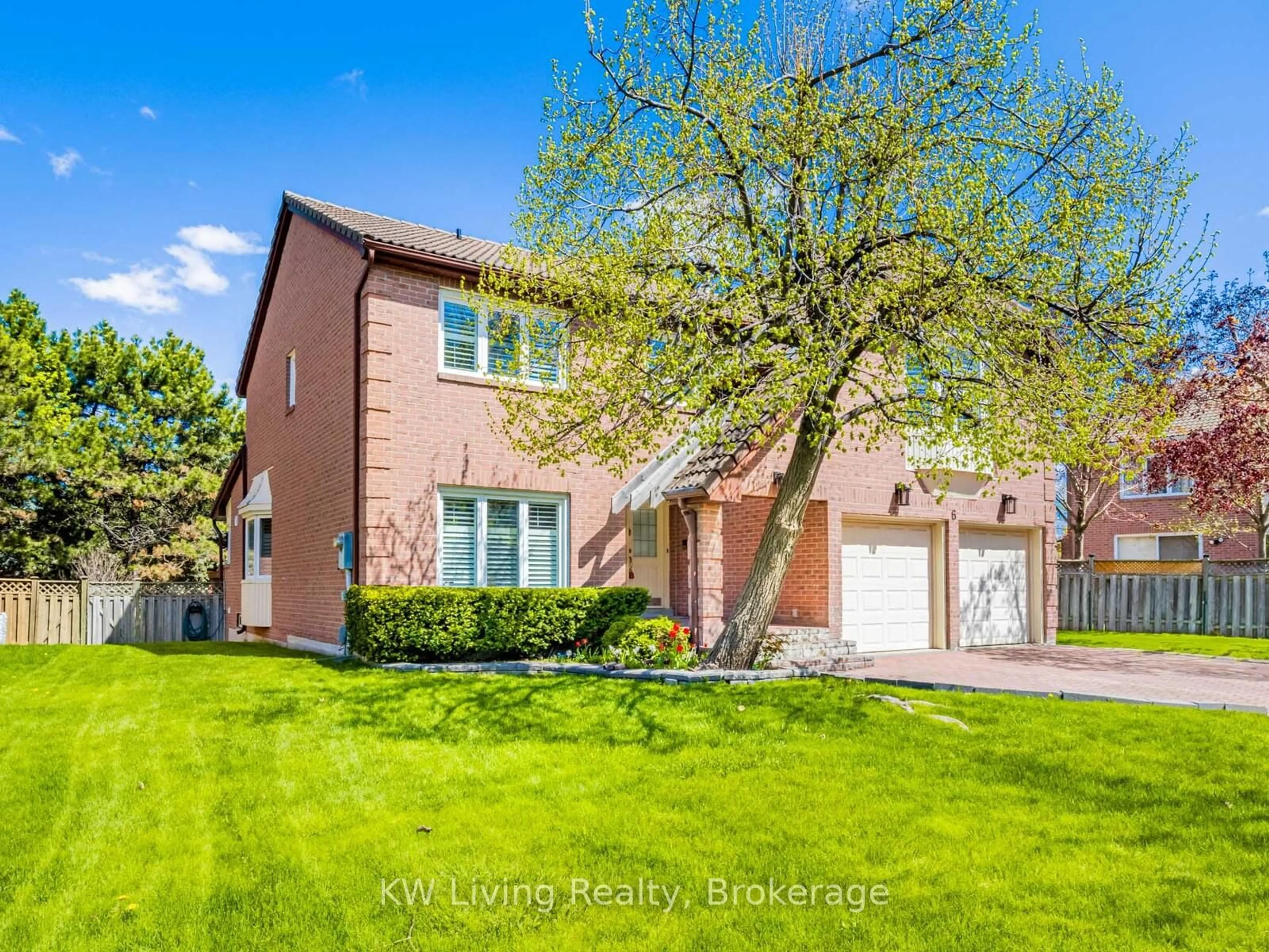 Home with brick exterior material, street for 6 Ellingwood Crt, Markham Ontario L3R 8A8