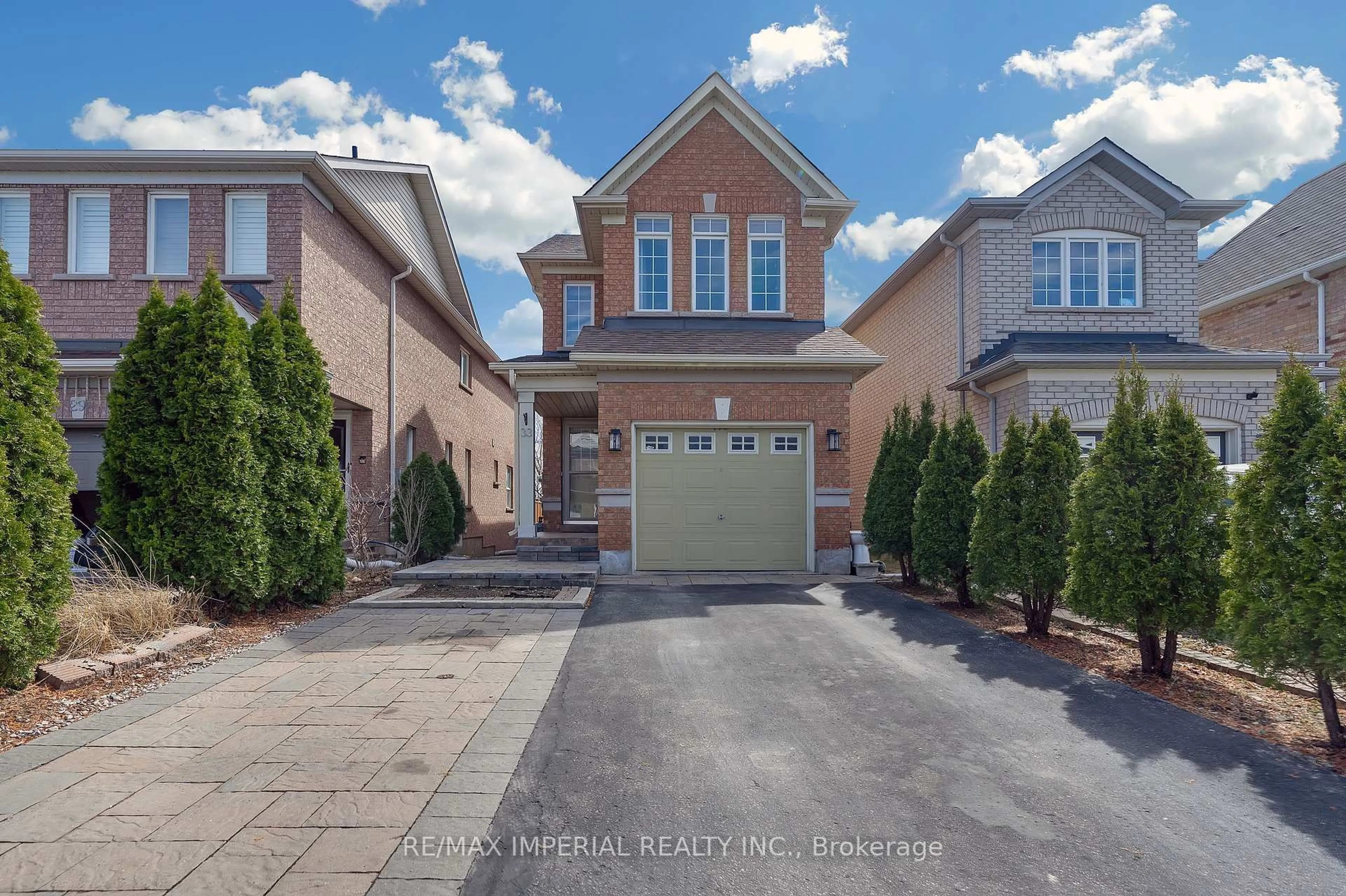 Home with brick exterior material, street for 33 Del Francesco Way, Vaughan Ontario L6A 3K8