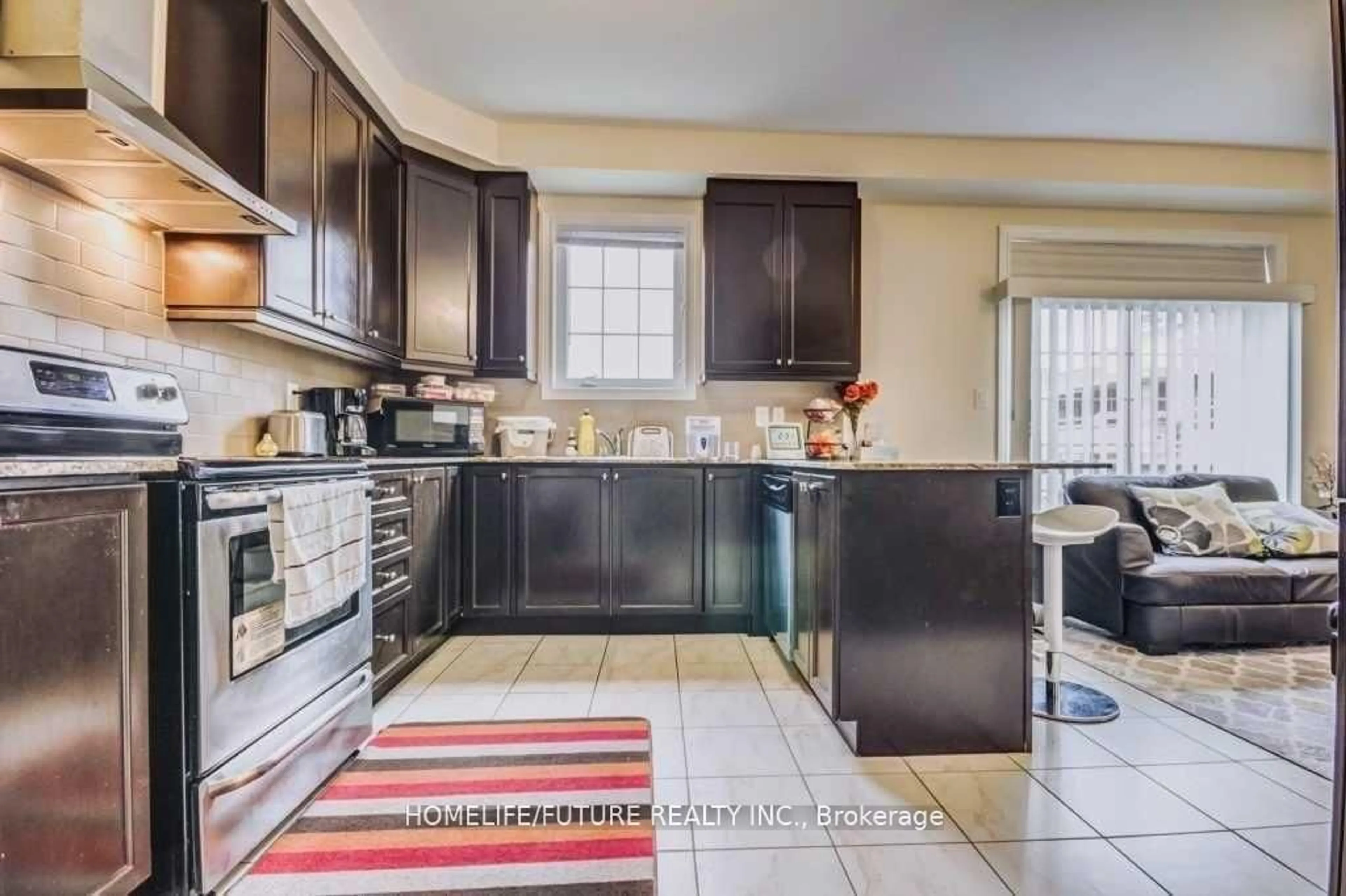 Standard kitchen, ceramic/tile floor for 89 Hammersly Blvd, Markham Ontario L6E 0L1