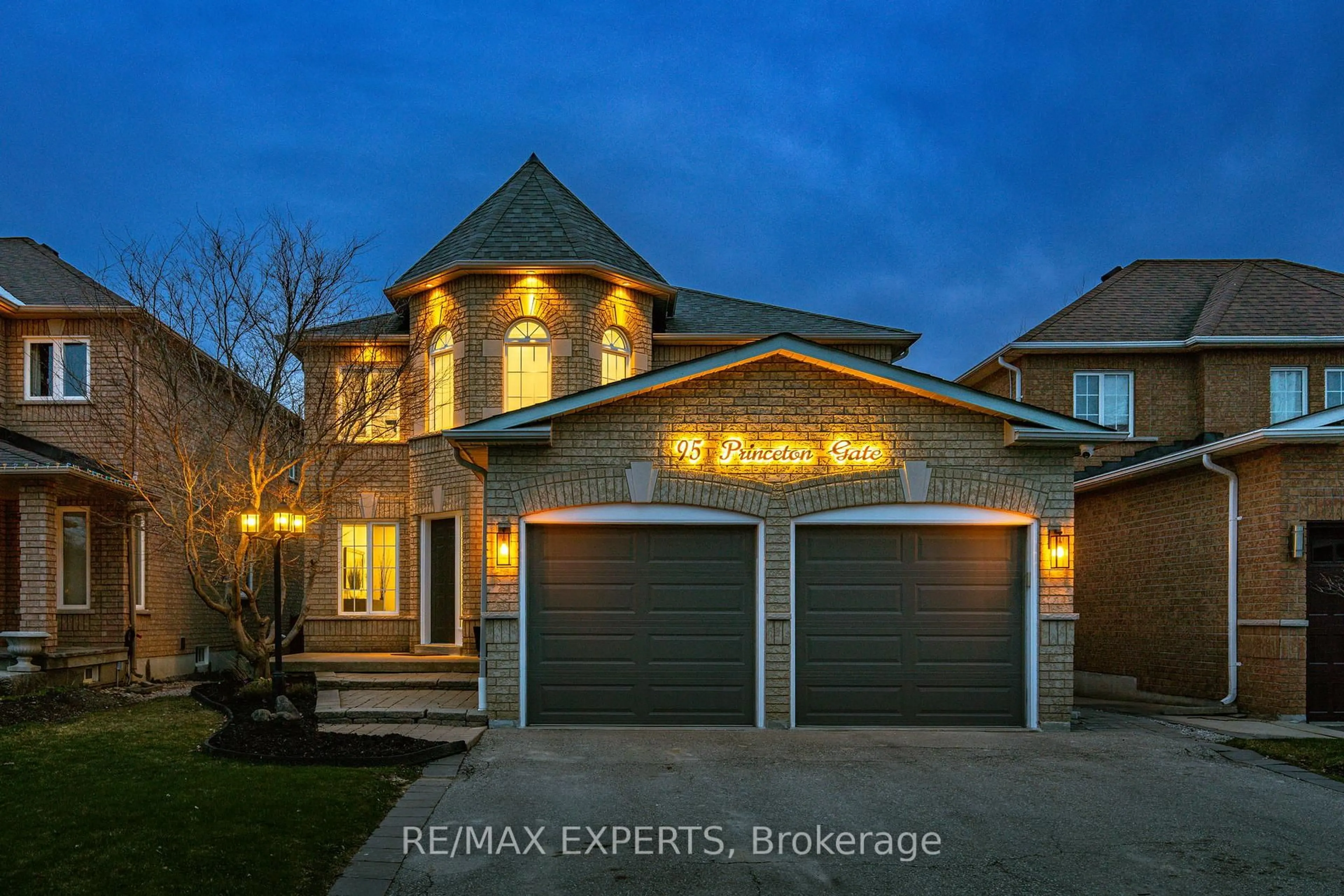Home with brick exterior material, street for 95 Princeton Gate, Vaughan Ontario L6A 2S7