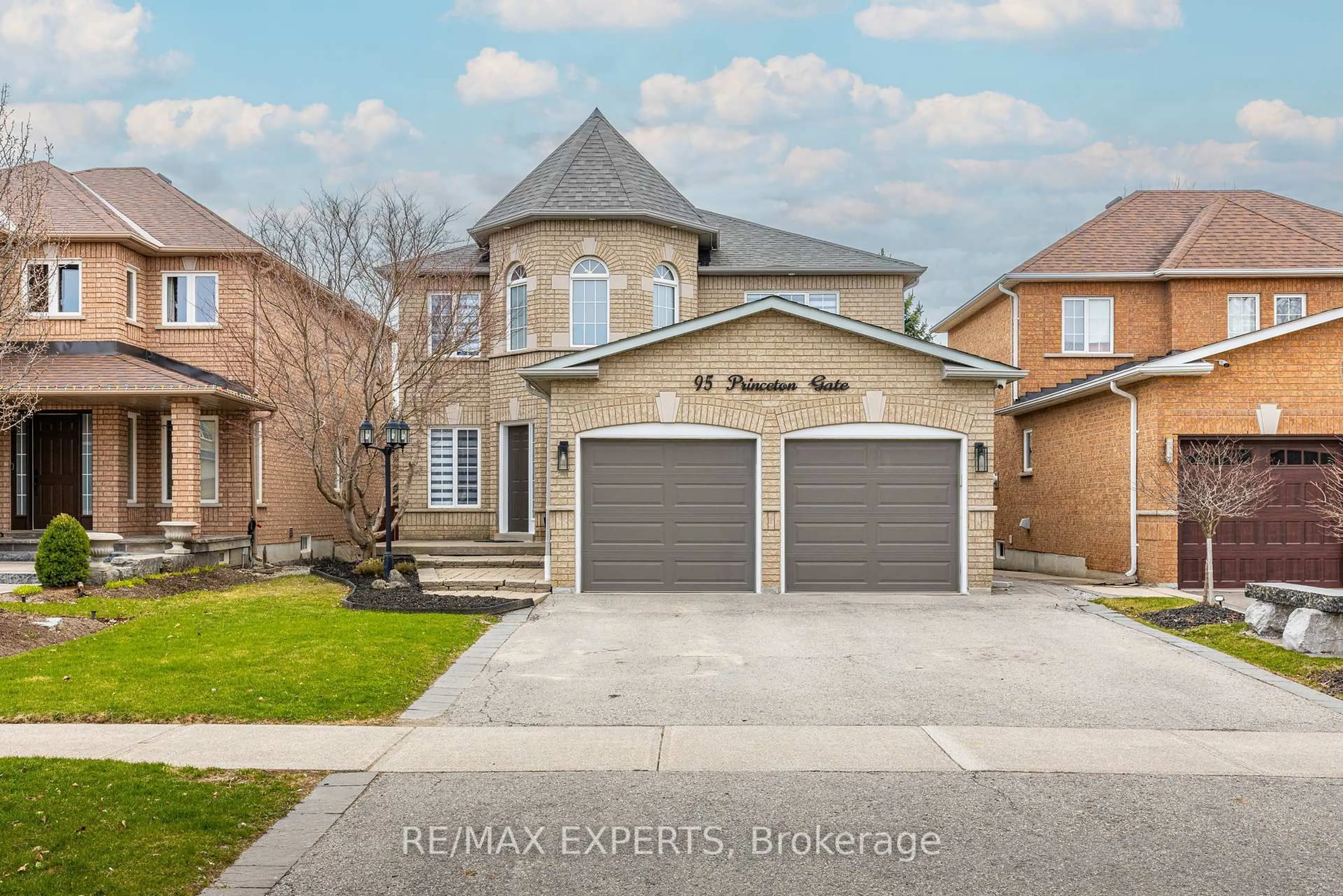 Home with brick exterior material, street for 95 Princeton Gate, Vaughan Ontario L6A 2S7