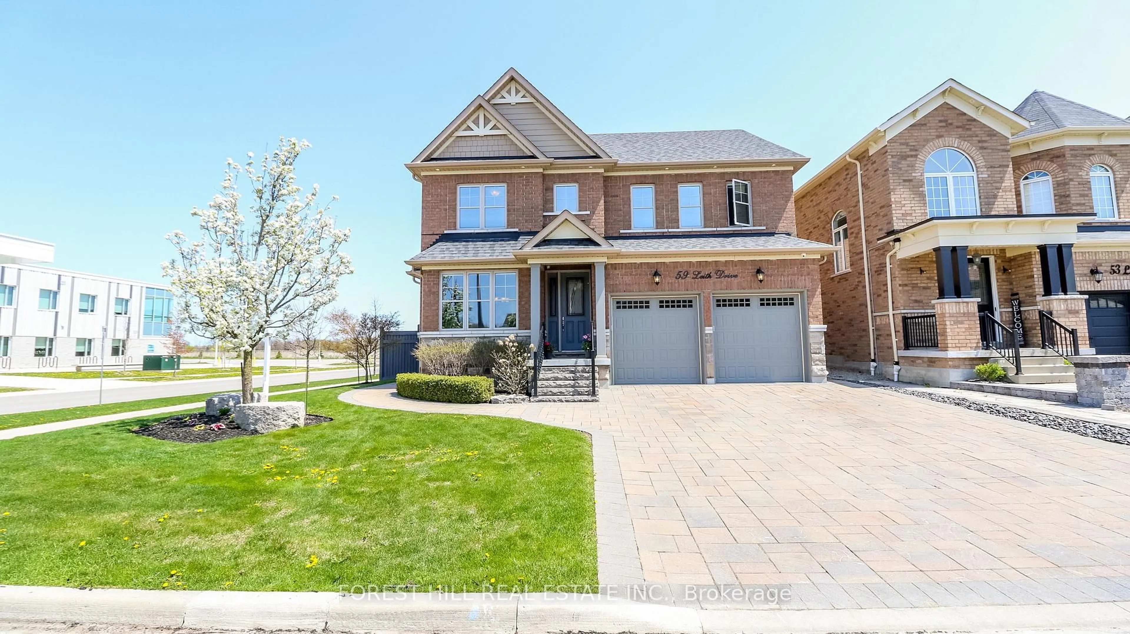 Home with brick exterior material, street for 59 Leith Dr, Bradford West Gwillimbury Ontario L3Z 0V6