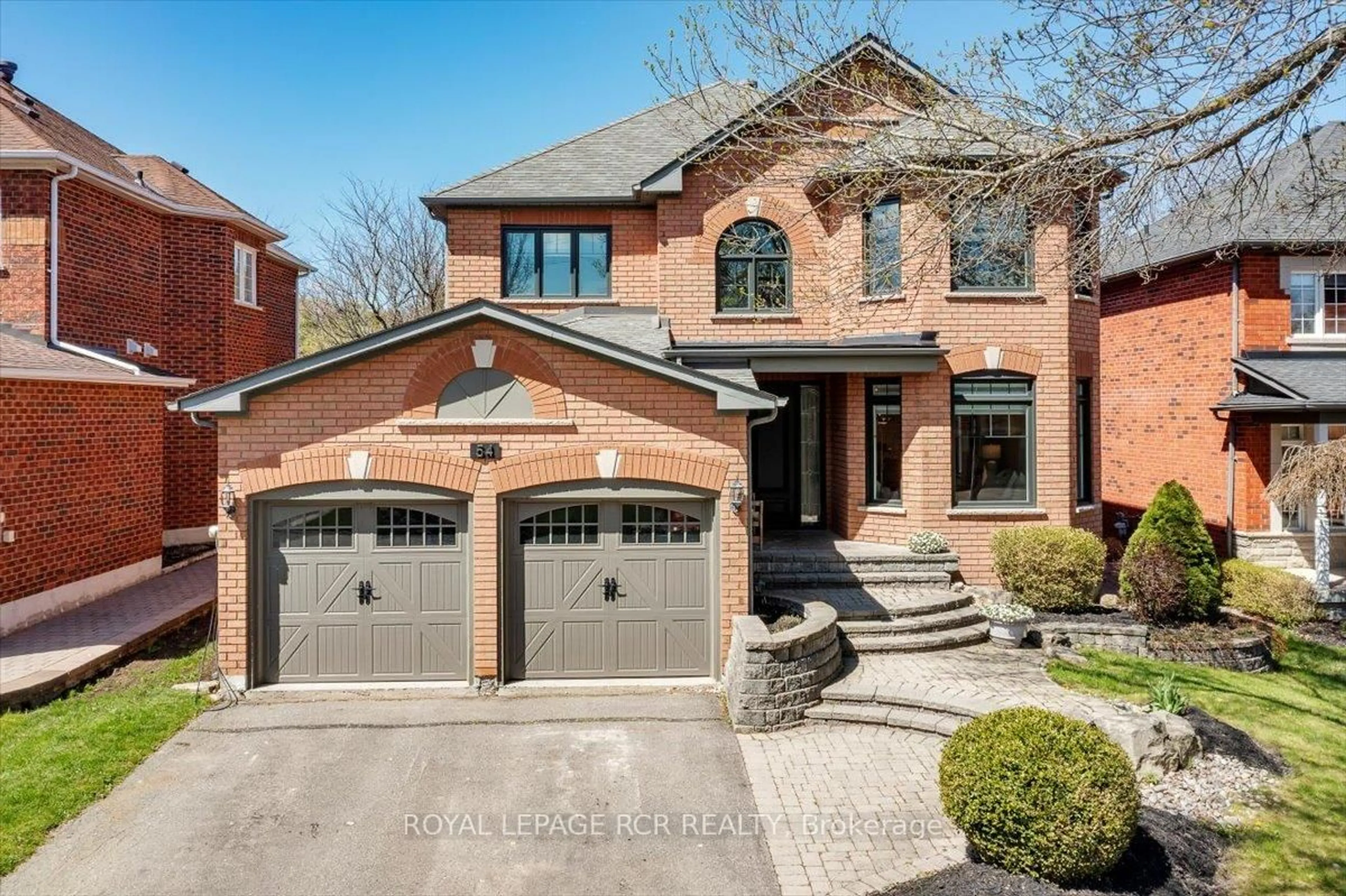 Home with brick exterior material, street for 54 Benville Cres, Aurora Ontario L4G 7K2