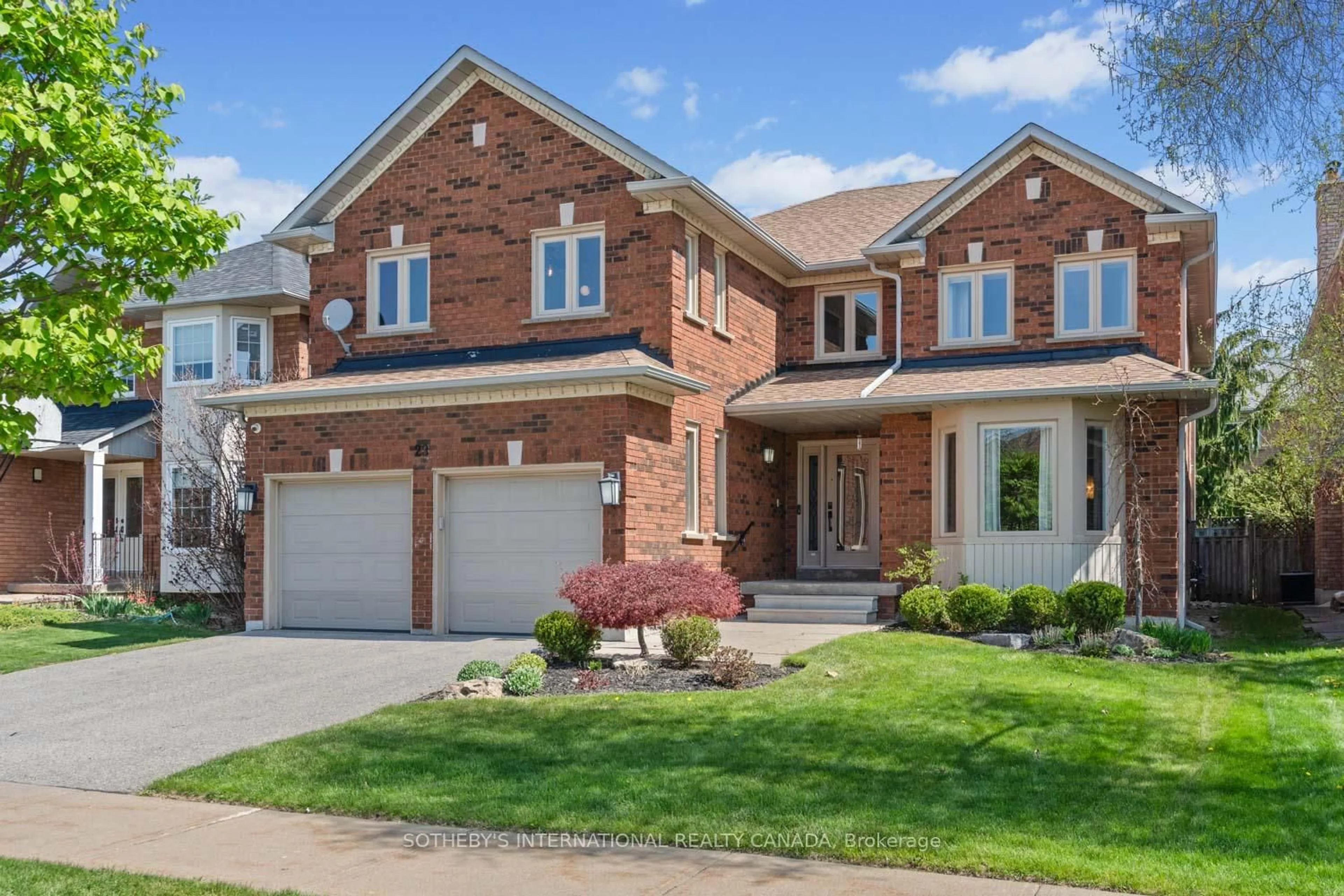 Home with brick exterior material, street for 23 Woodchester Crt, Vaughan Ontario L4J 7V6