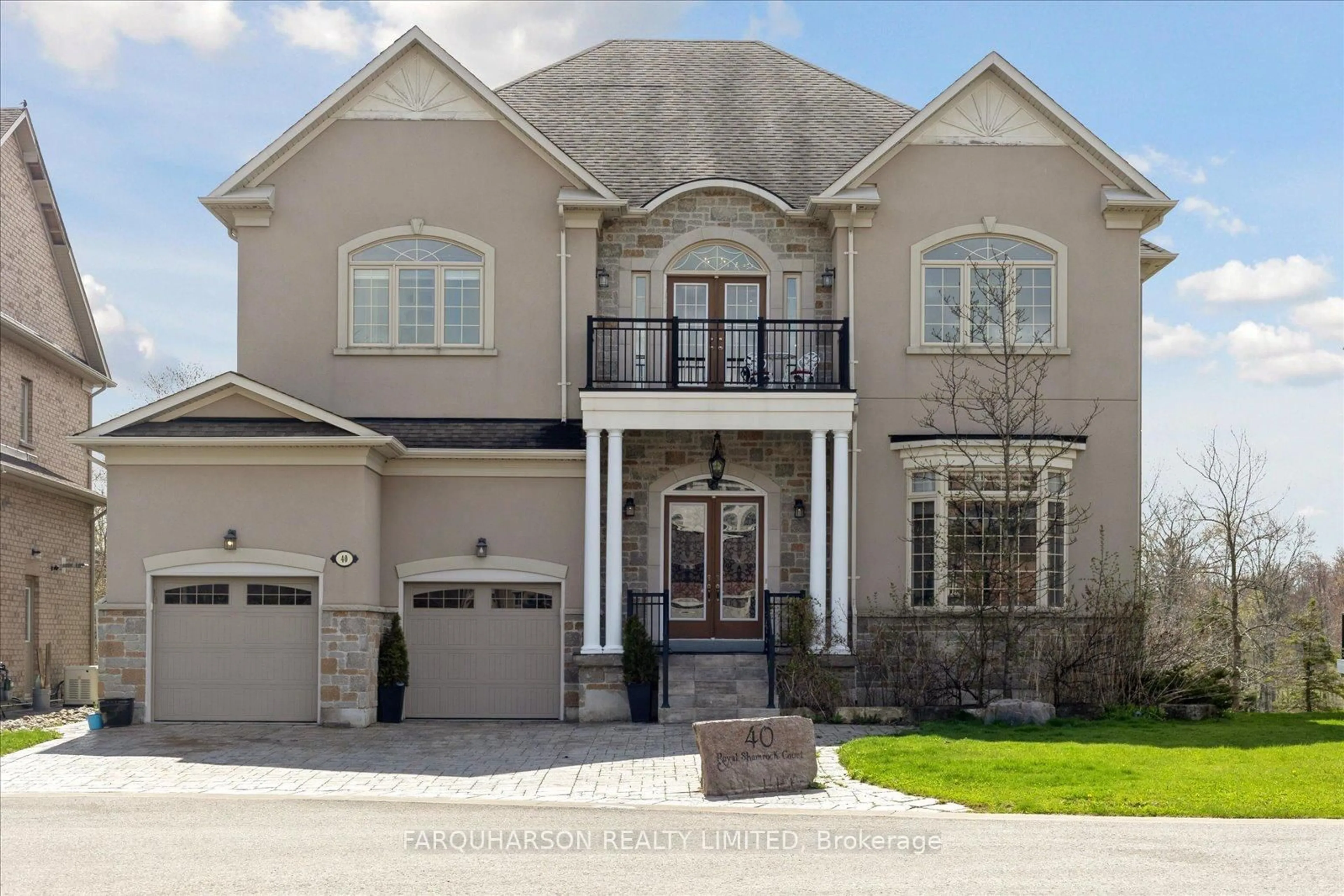 Home with brick exterior material, street for 40 Royal Shamrock Crt, Whitchurch-Stouffville Ontario L4A 0C9