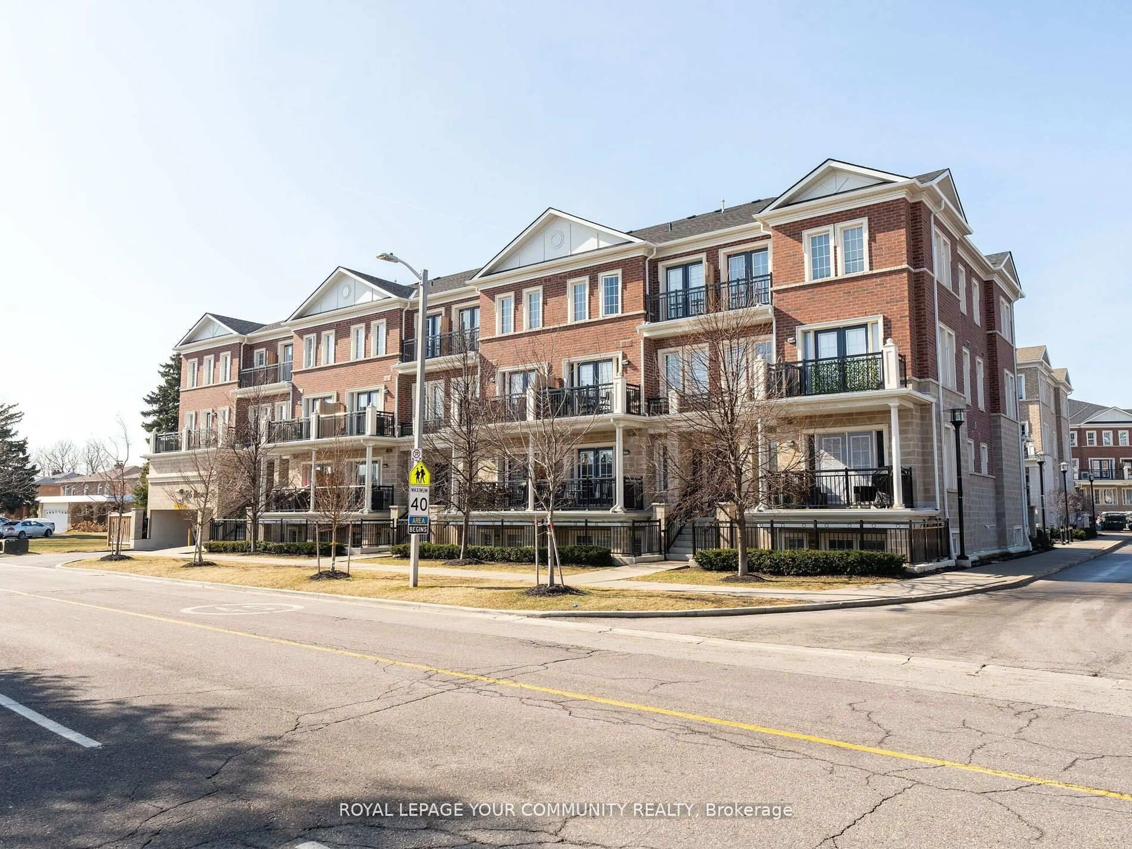 A pic from outside/outdoor area/front of a property/back of a property/a pic from drone, street for 26 Bruce St #A19, Vaughan Ontario L4L 0H4