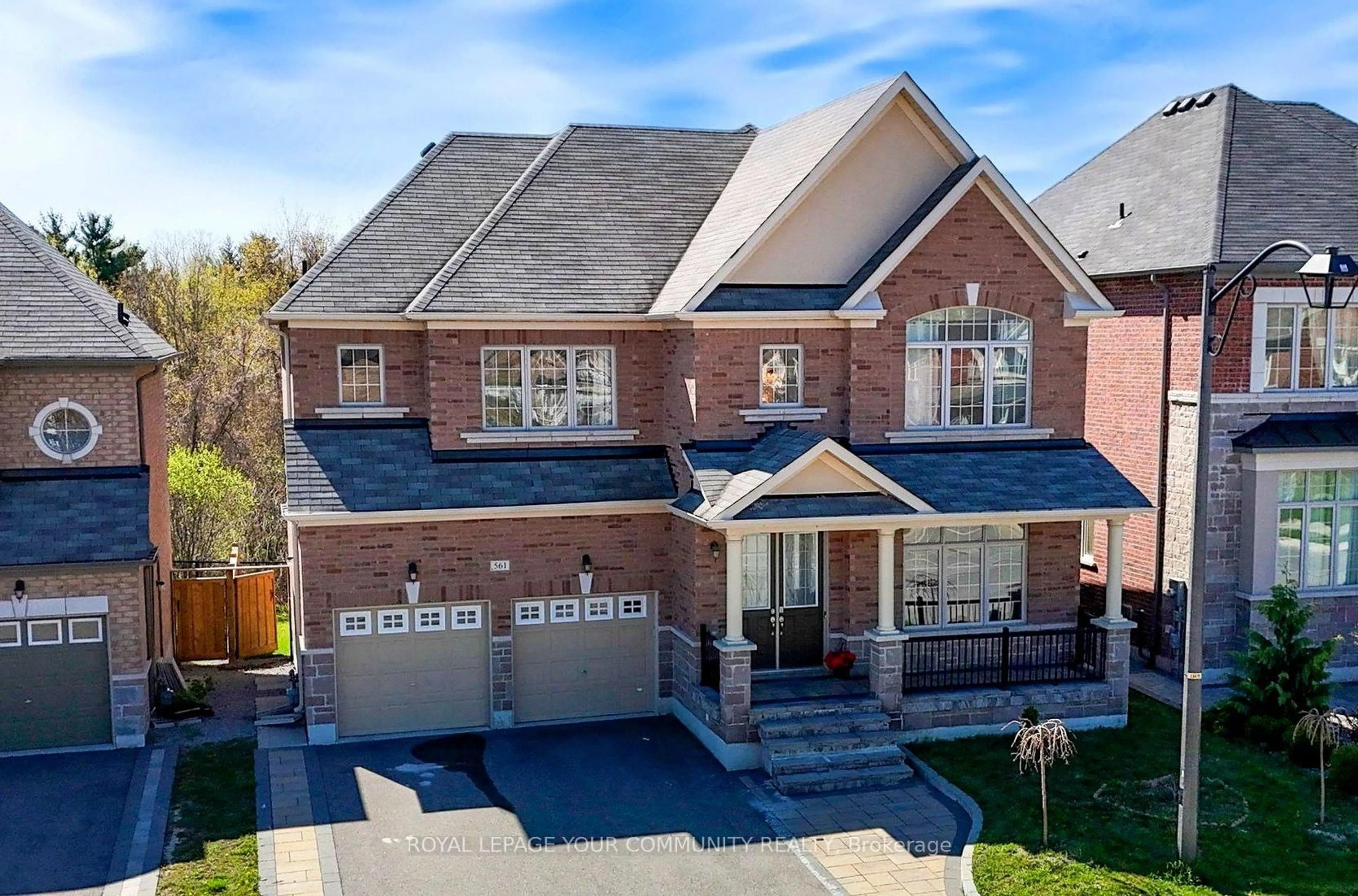 Home with brick exterior material, street for 561 Clifford Perry Pl, Newmarket Ontario L3X 0J2