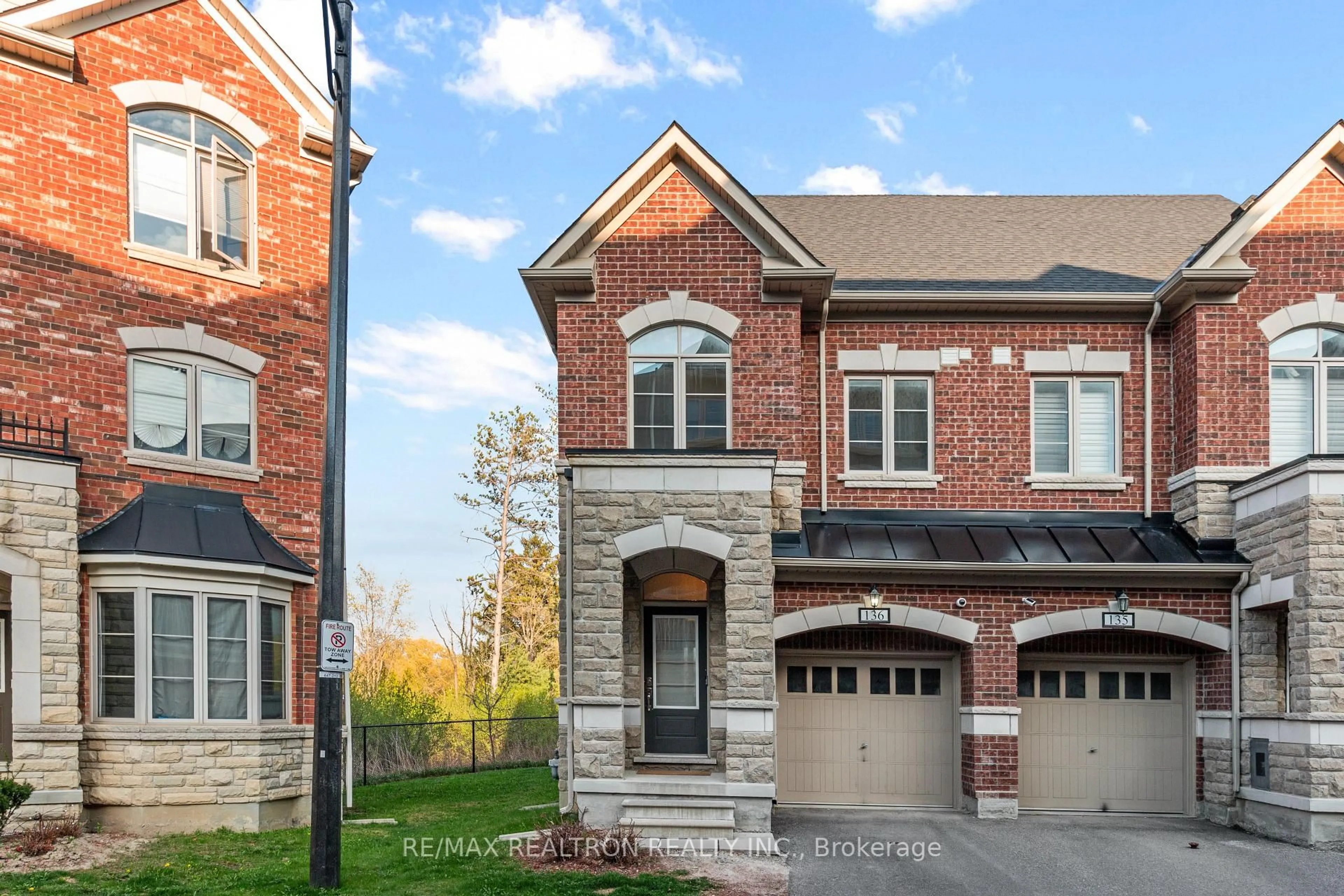 Home with brick exterior material, street for 1331 Major Mackenzie Dr #136, Vaughan Ontario L6A 4W4