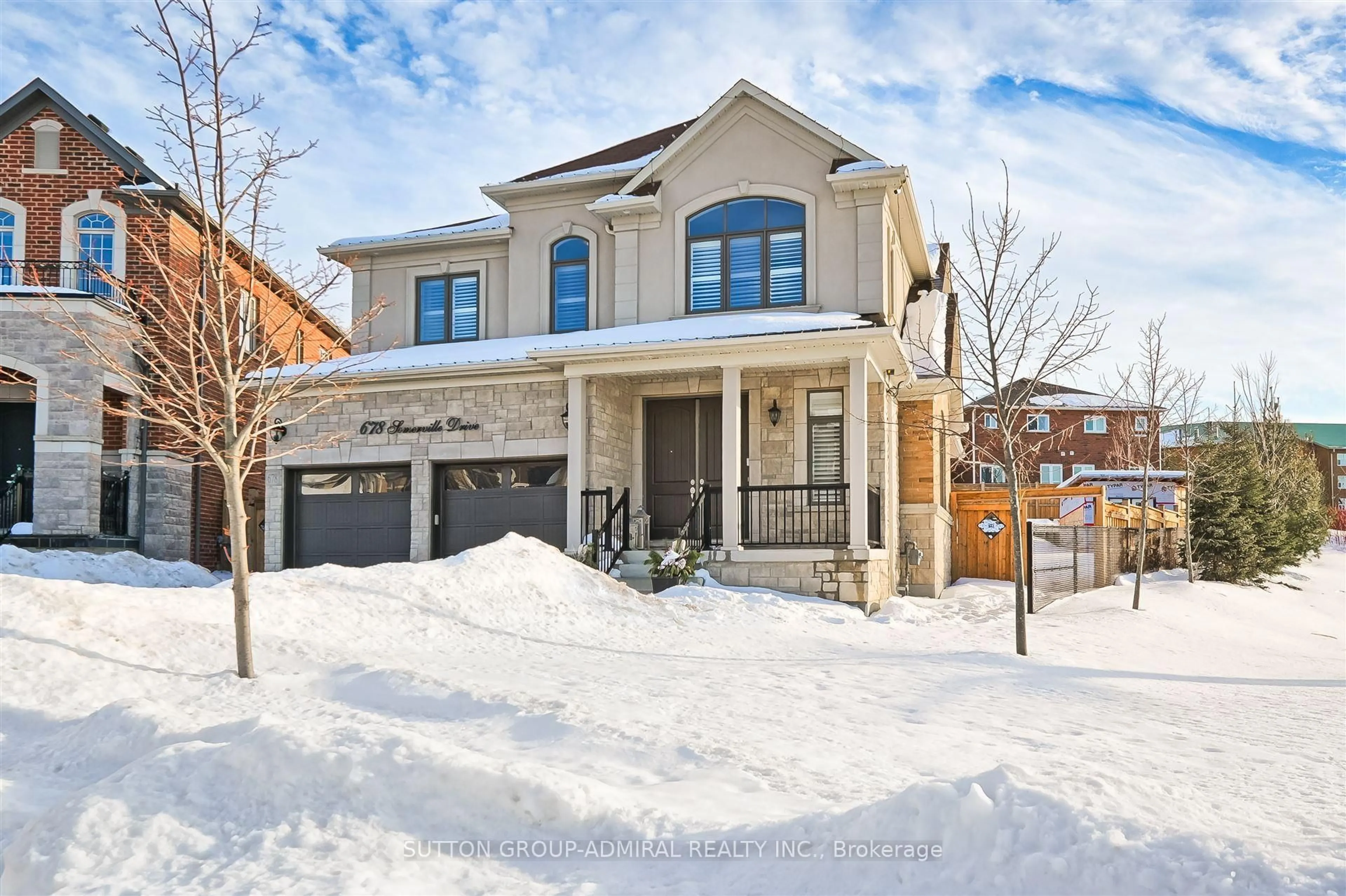Home with brick exterior material, street for 678 Somerville Dr, Newmarket Ontario L3X 0J6