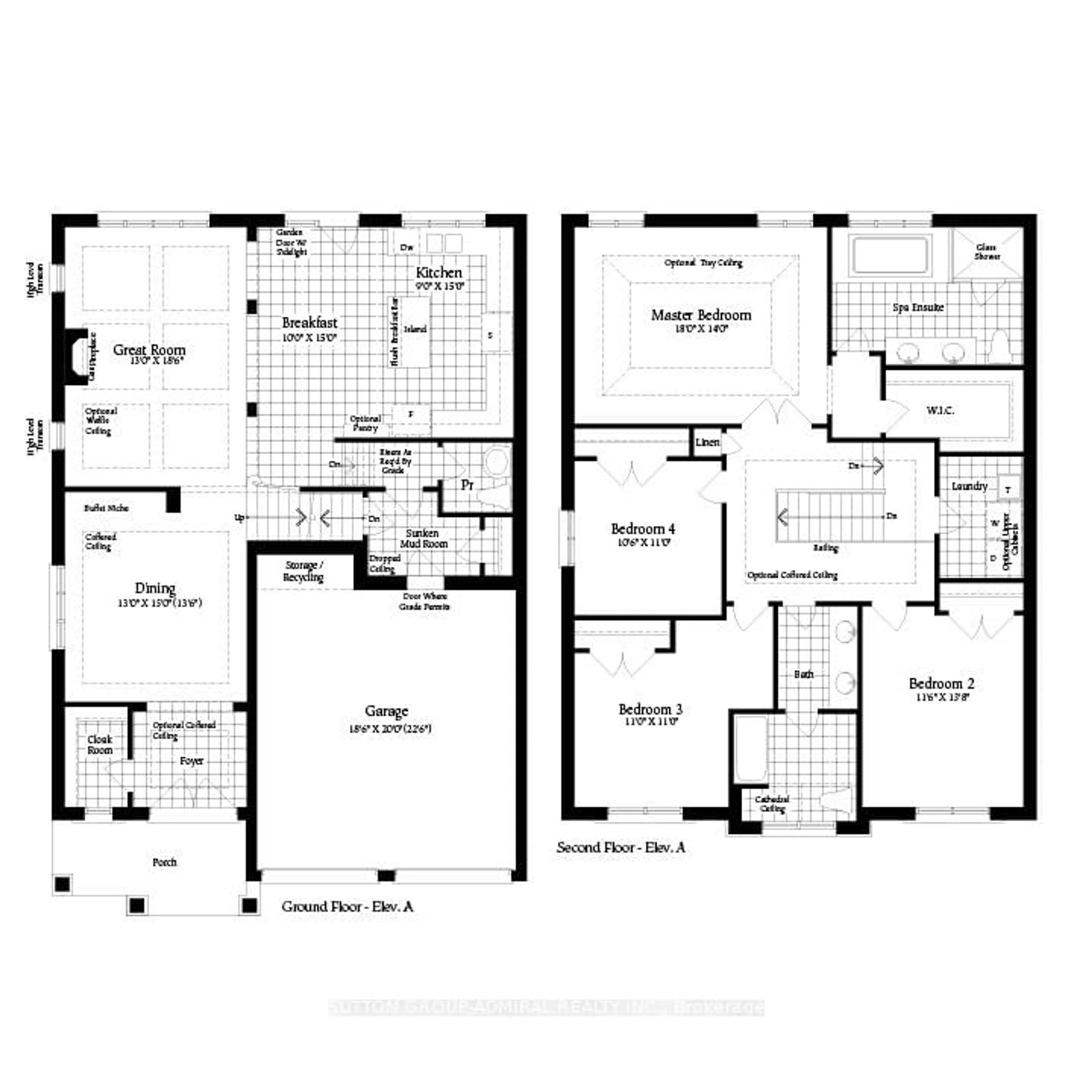 Floor plan for 678 Somerville Dr, Newmarket Ontario L3X 0J6