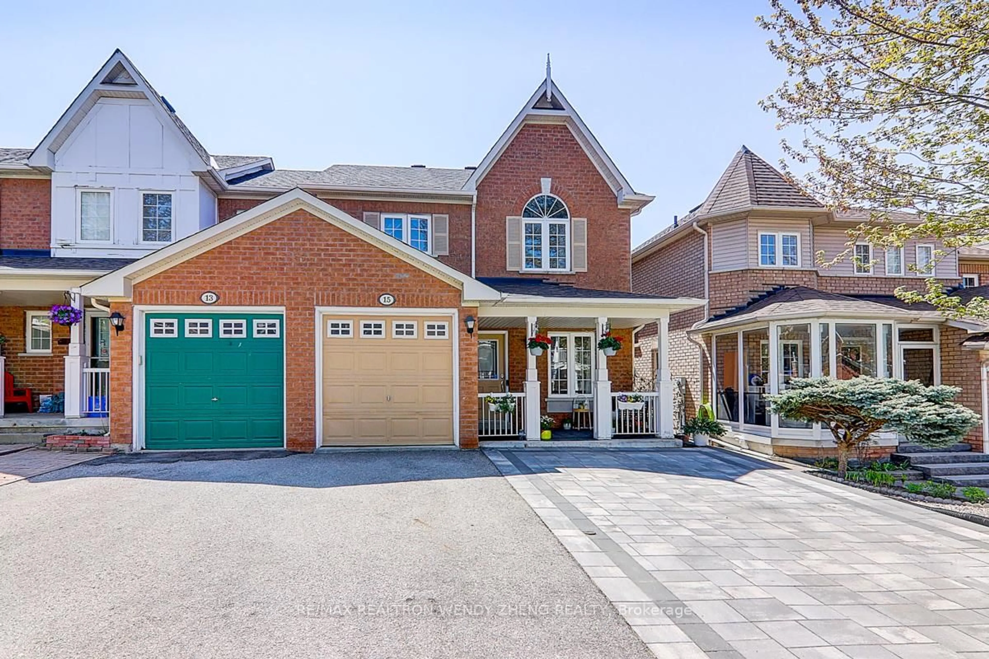 Home with brick exterior material, street for 15 Autumnglen Rd, Markham Ontario L6E 1V1