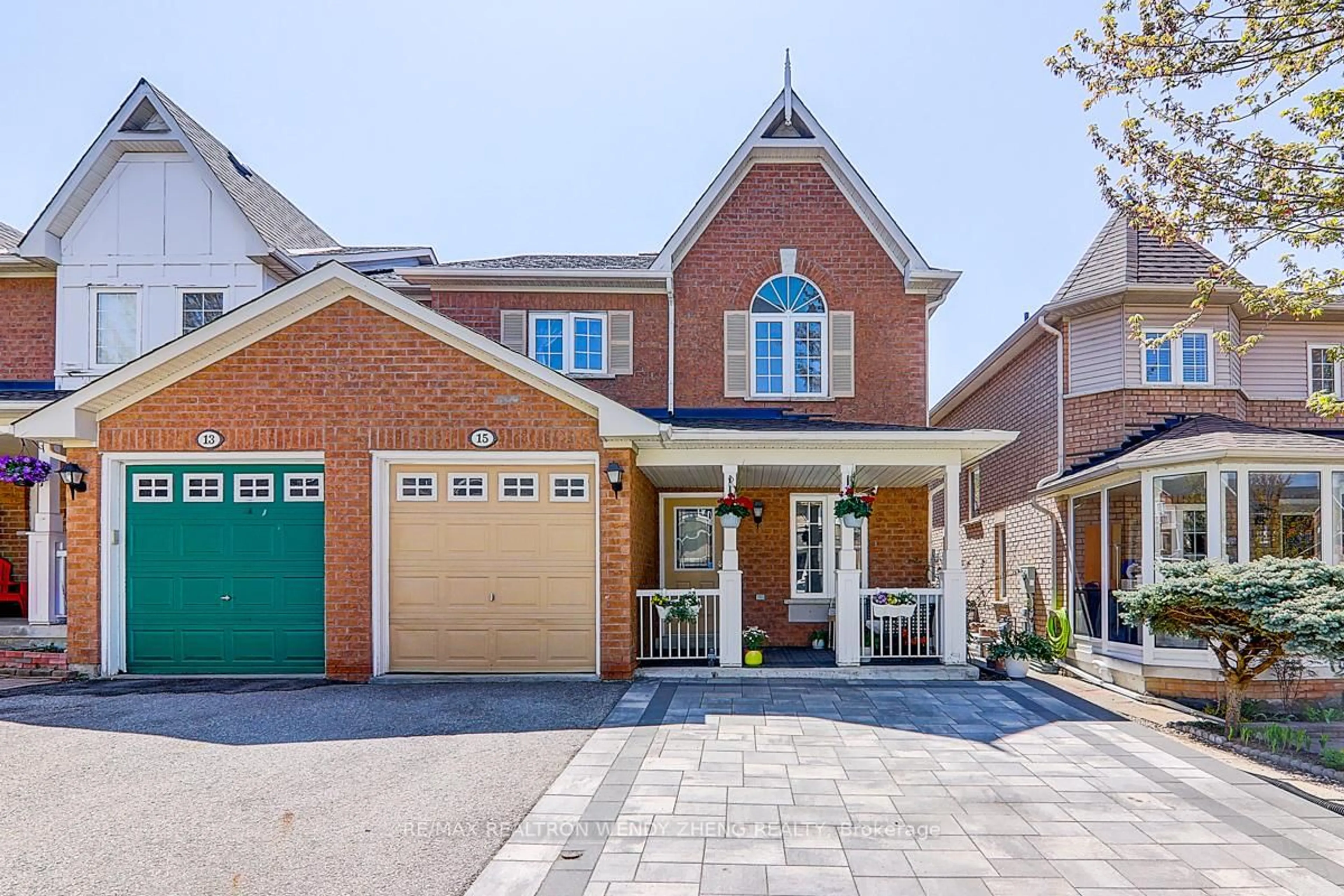 Home with brick exterior material, street for 15 Autumnglen Rd, Markham Ontario L6E 1V1