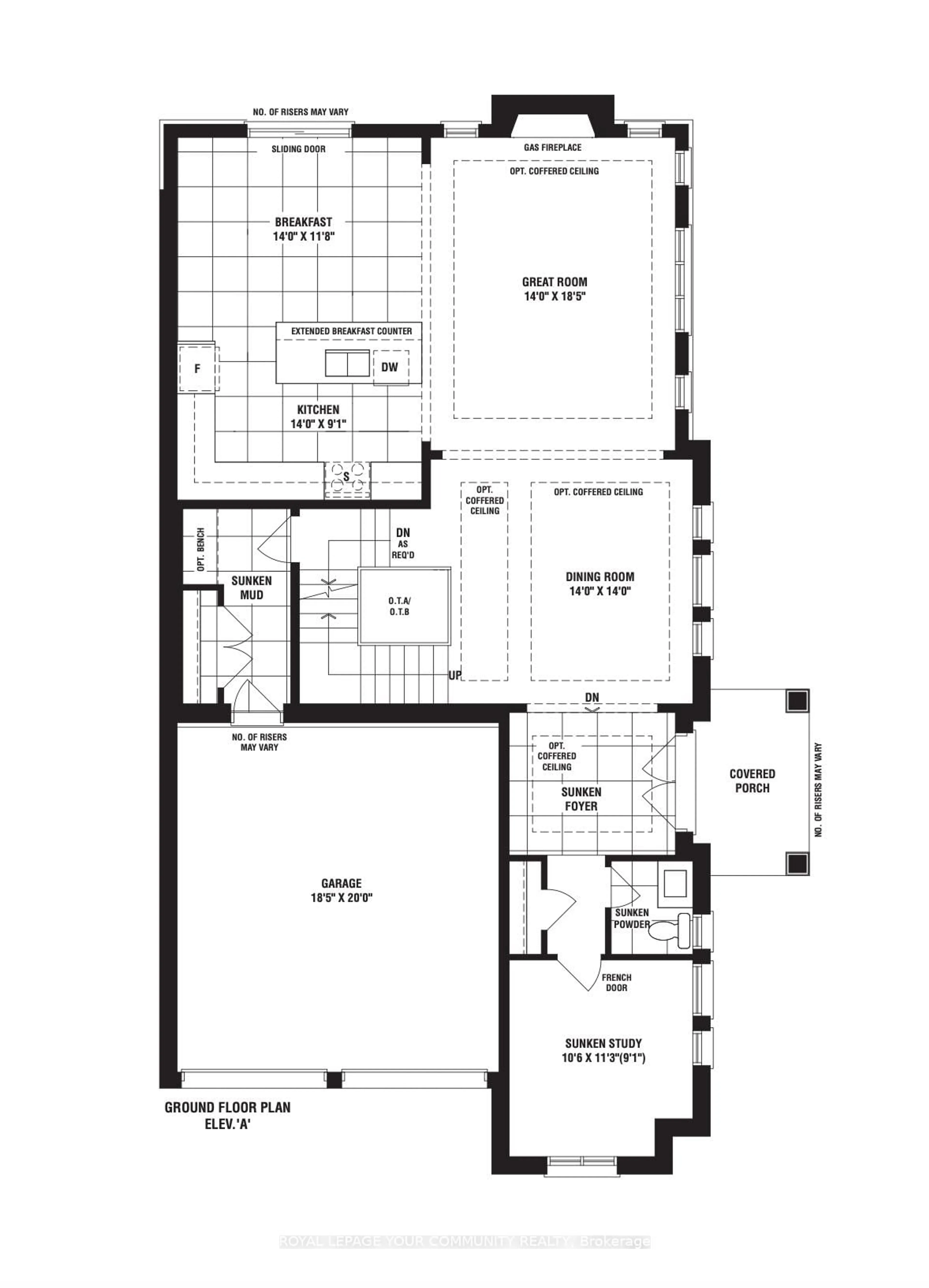 Floor plan for 115 Muret Cres #Lot 16, Vaughan Ontario L6A 4H4