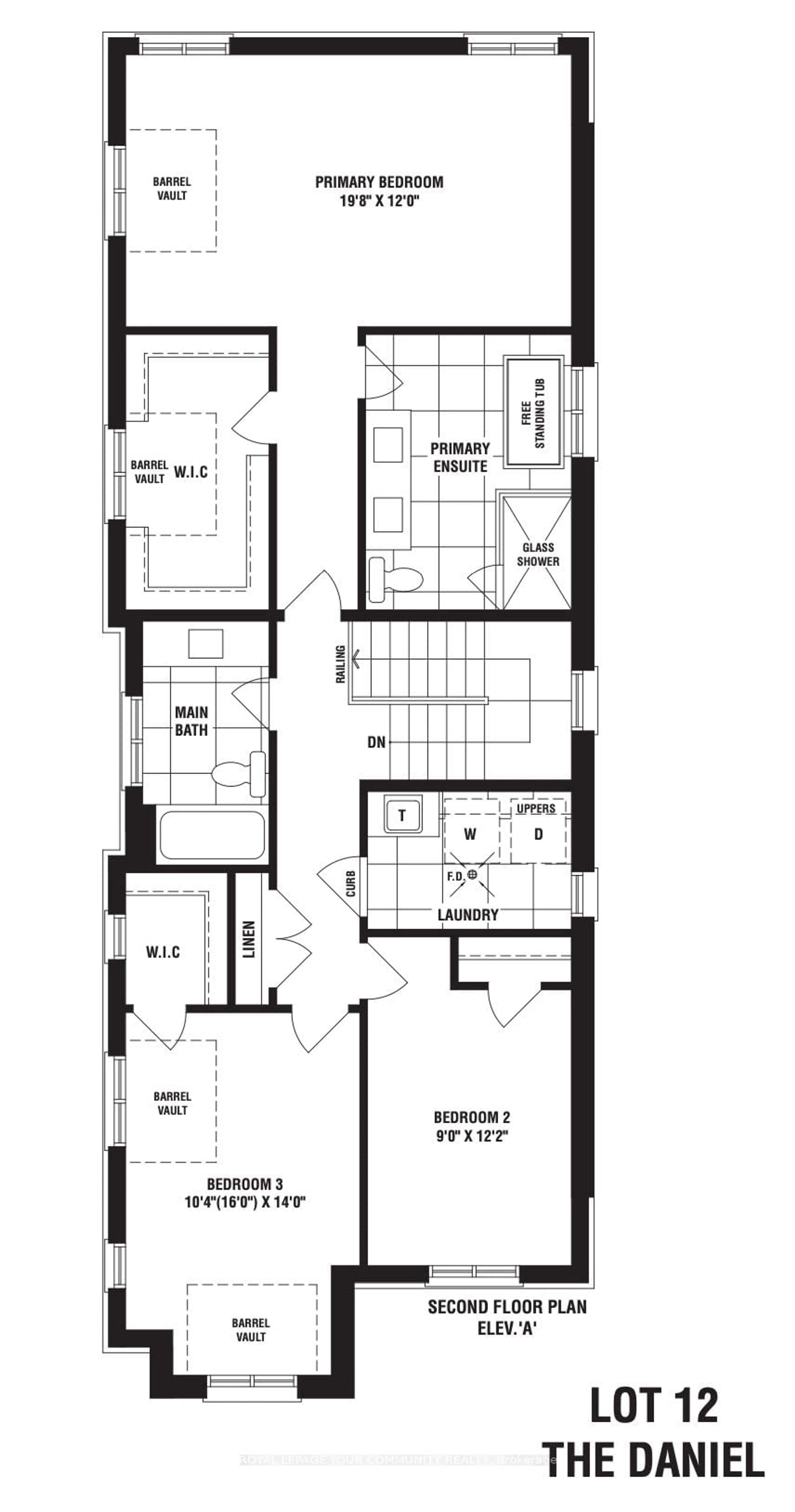 Floor plan for 131 Muret Cres #Lot 12, Vaughan Ontario L6A 4H4