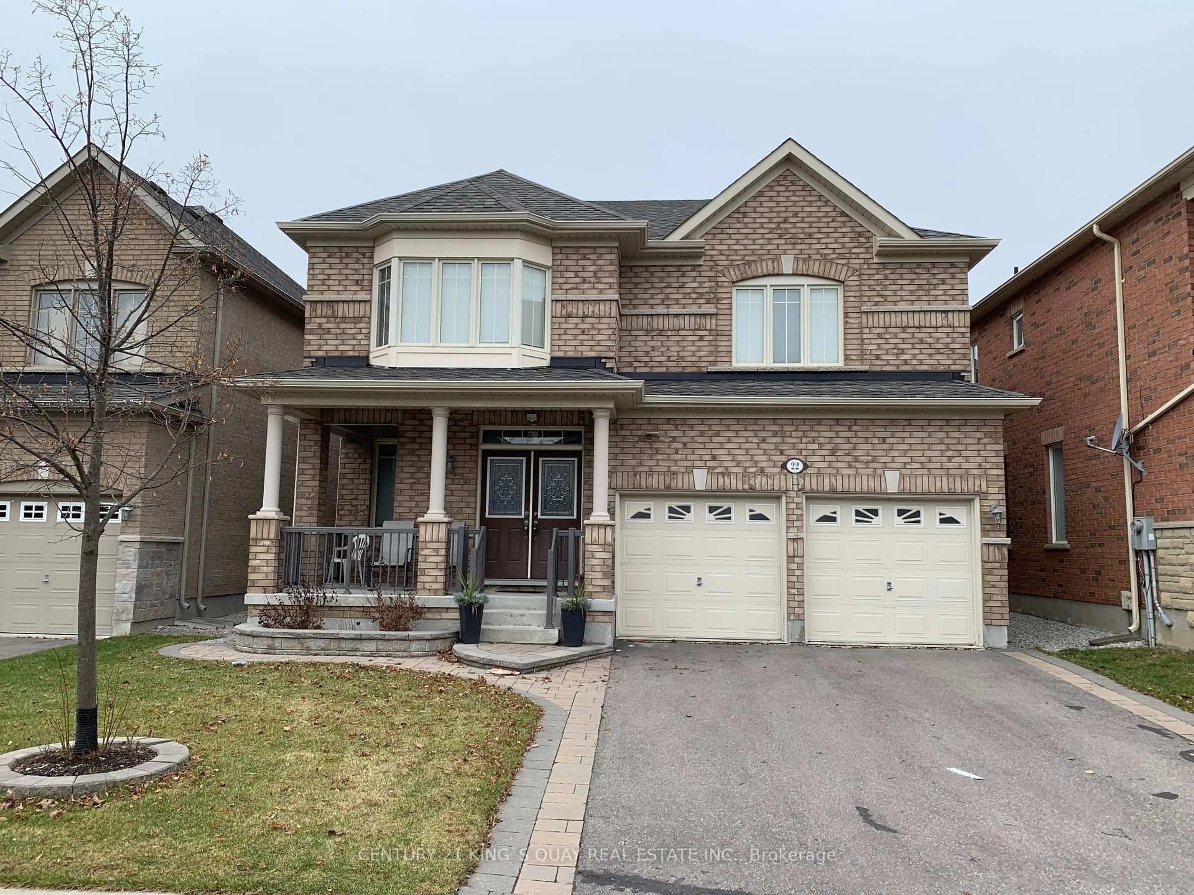 Home with brick exterior material, street for 22 Maybreeze Rd, Markham Ontario L6E 1K7