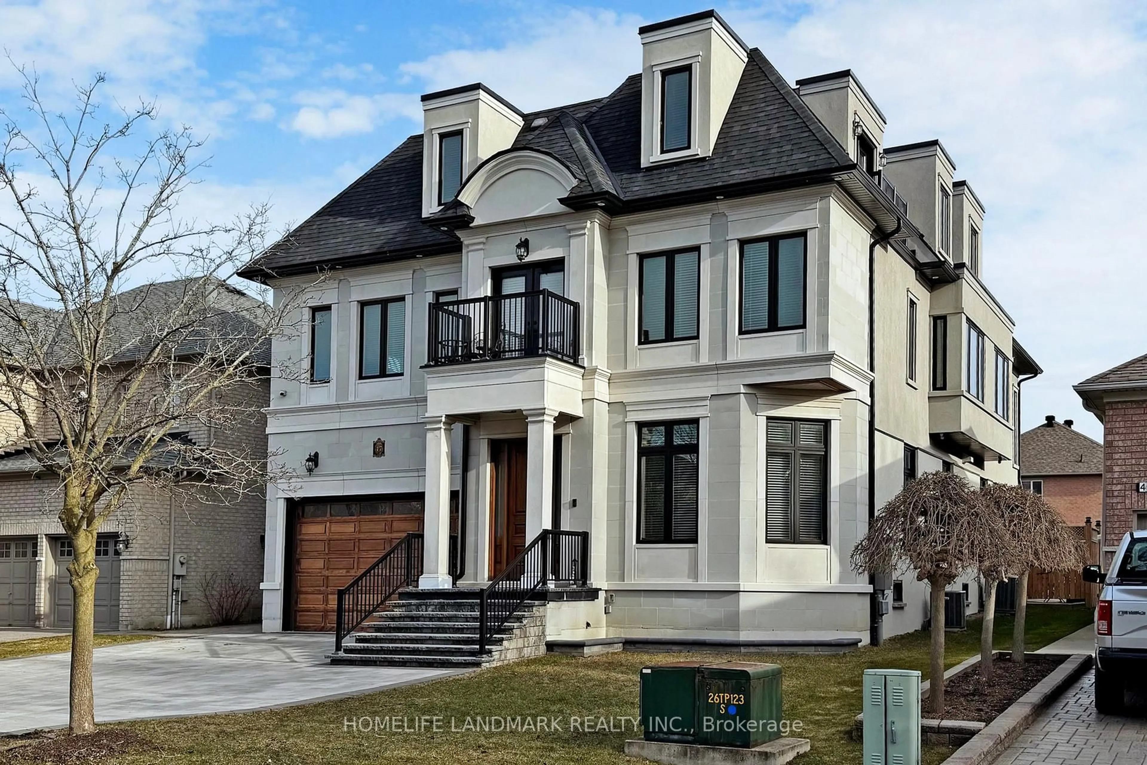 Home with brick exterior material, street for 47 Riverbend Rd, Markham Ontario L3R 1K6
