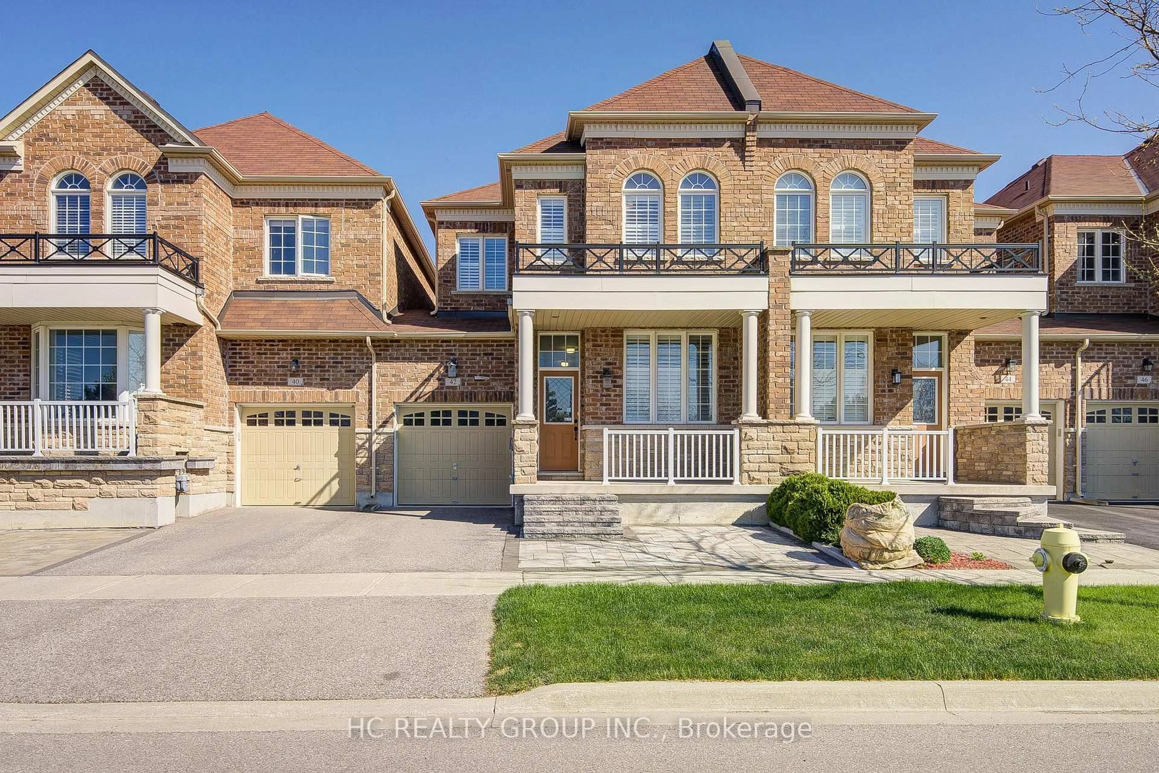 Home with brick exterior material, street for 42 Christian Ritter Dr, Markham Ontario L6C 0W1