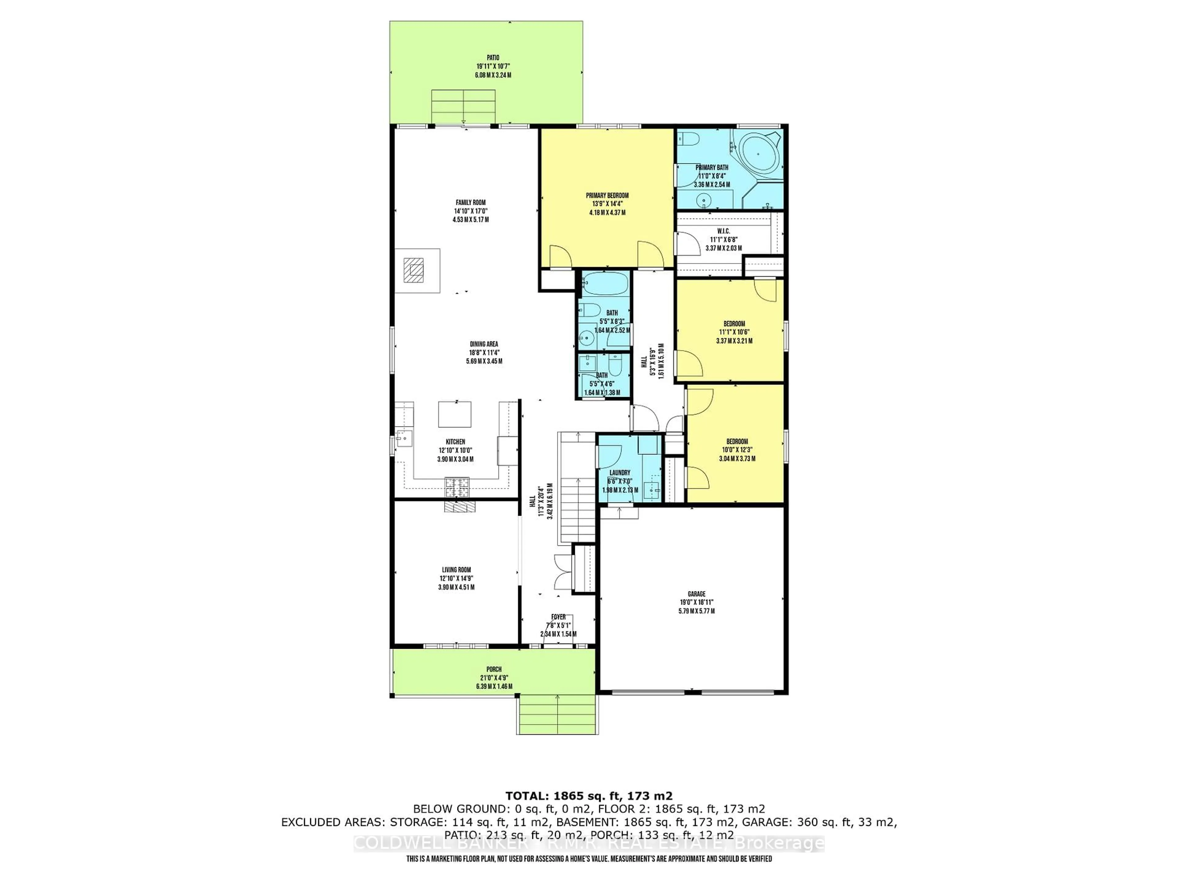 Floor plan for 132 Terry Clayton Ave, Brock Ontario L0K 1A0
