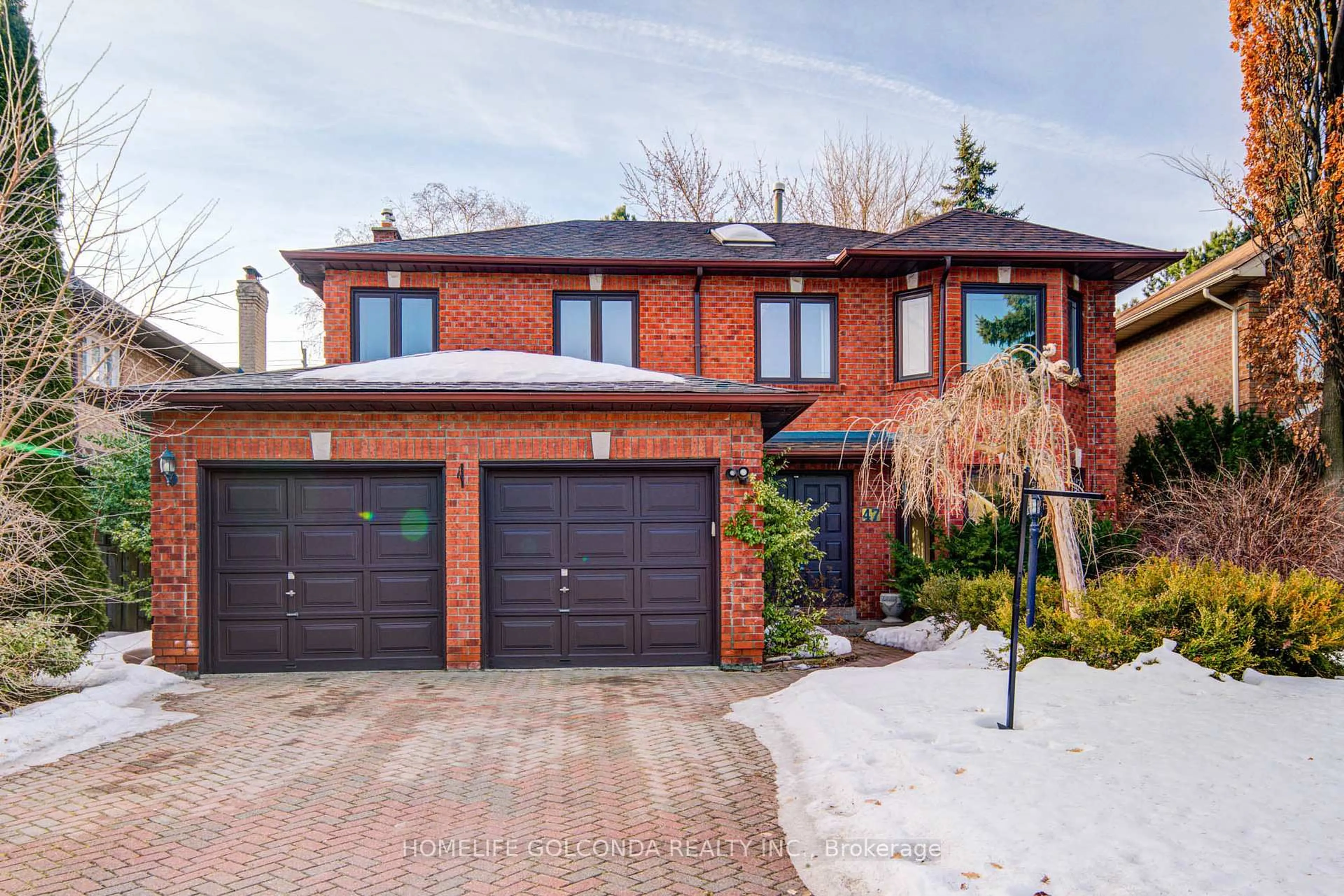 Home with brick exterior material, street for 47 Somerset Cres, Richmond Hill Ontario L4C 8N5