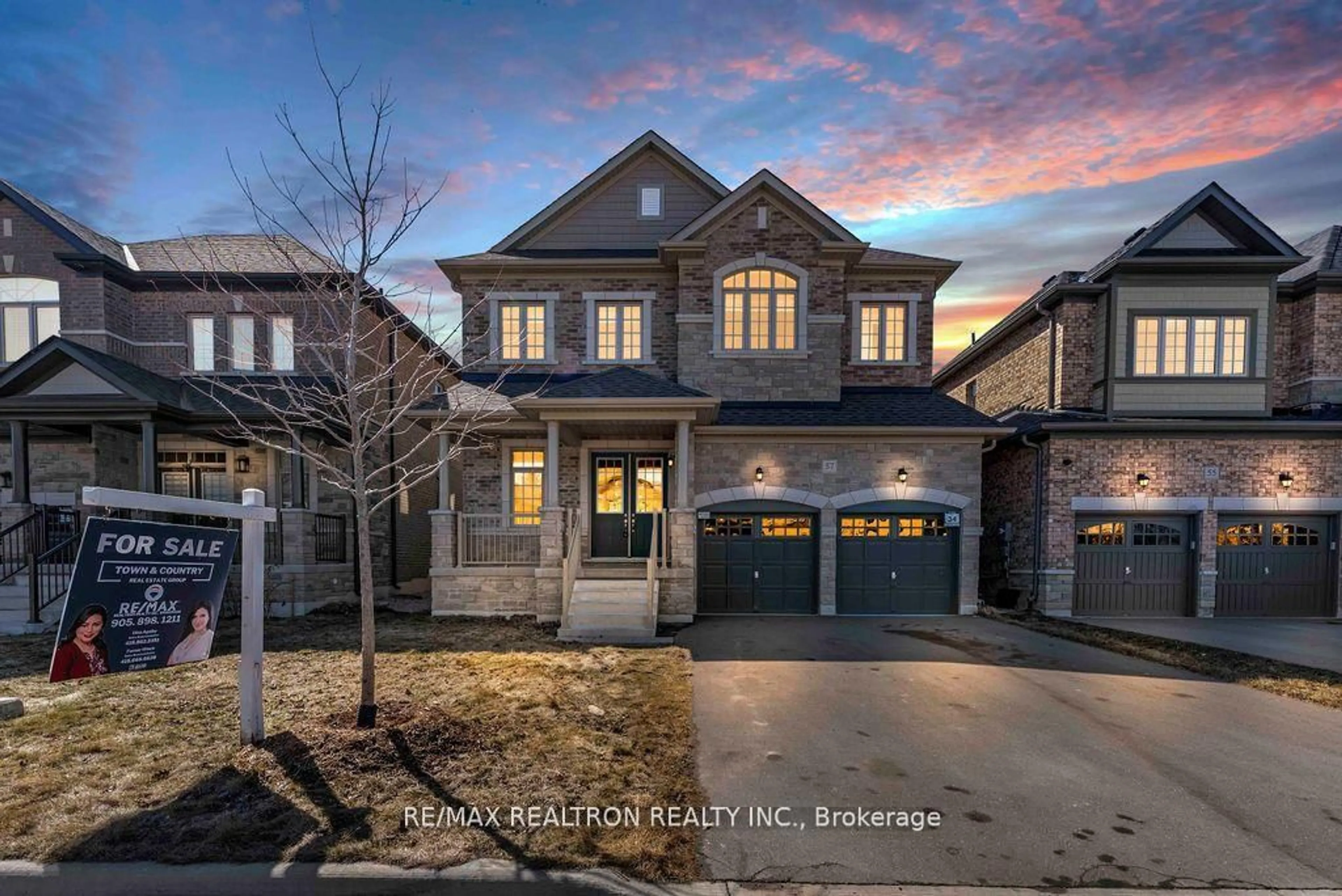 Home with brick exterior material, street for 57 Betty May Cres, East Gwillimbury Ontario L9N 1S2