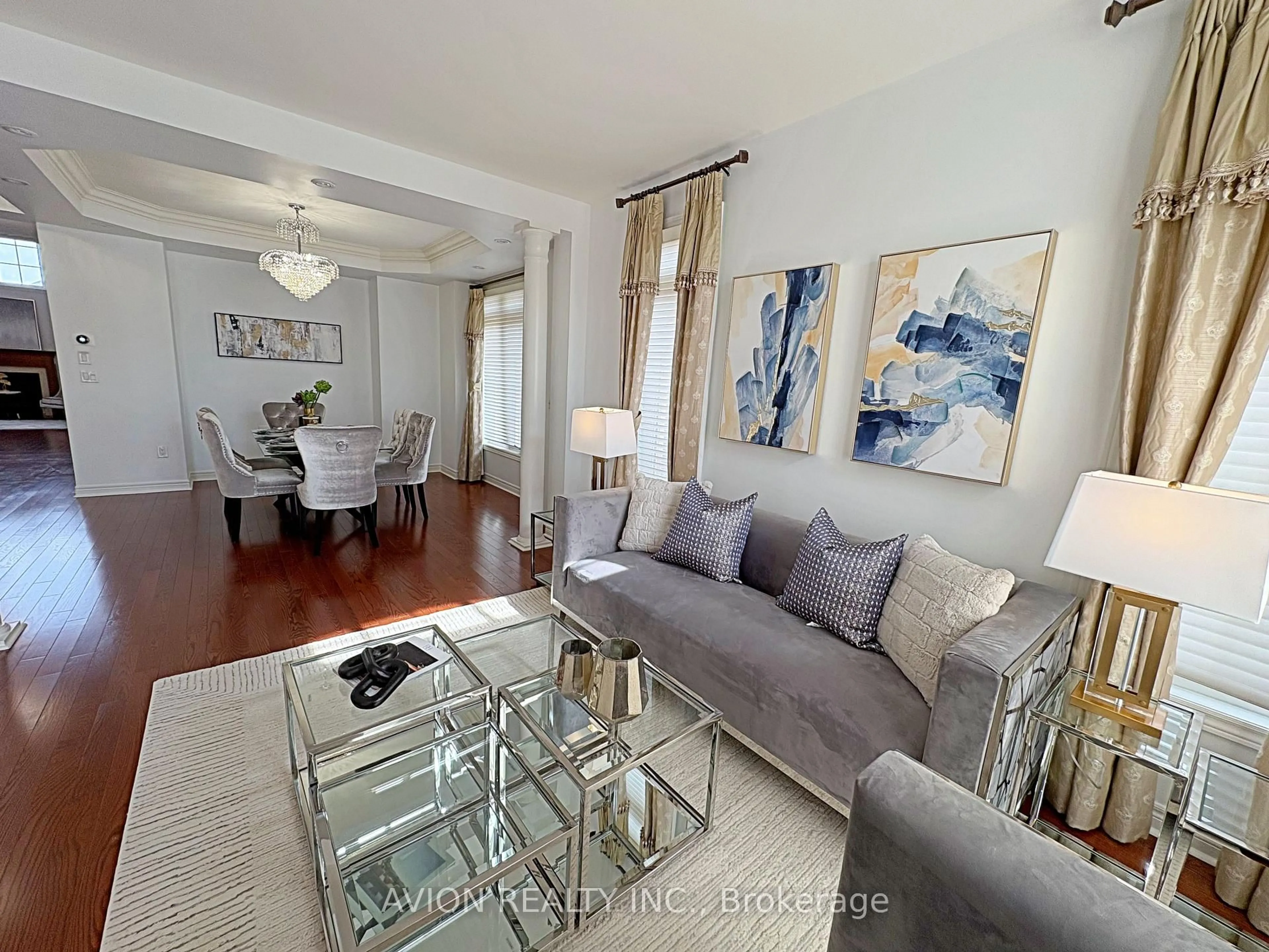 Living room with furniture, unknown for 154 William Bowes Blvd, Vaughan Ontario L6A 4B2