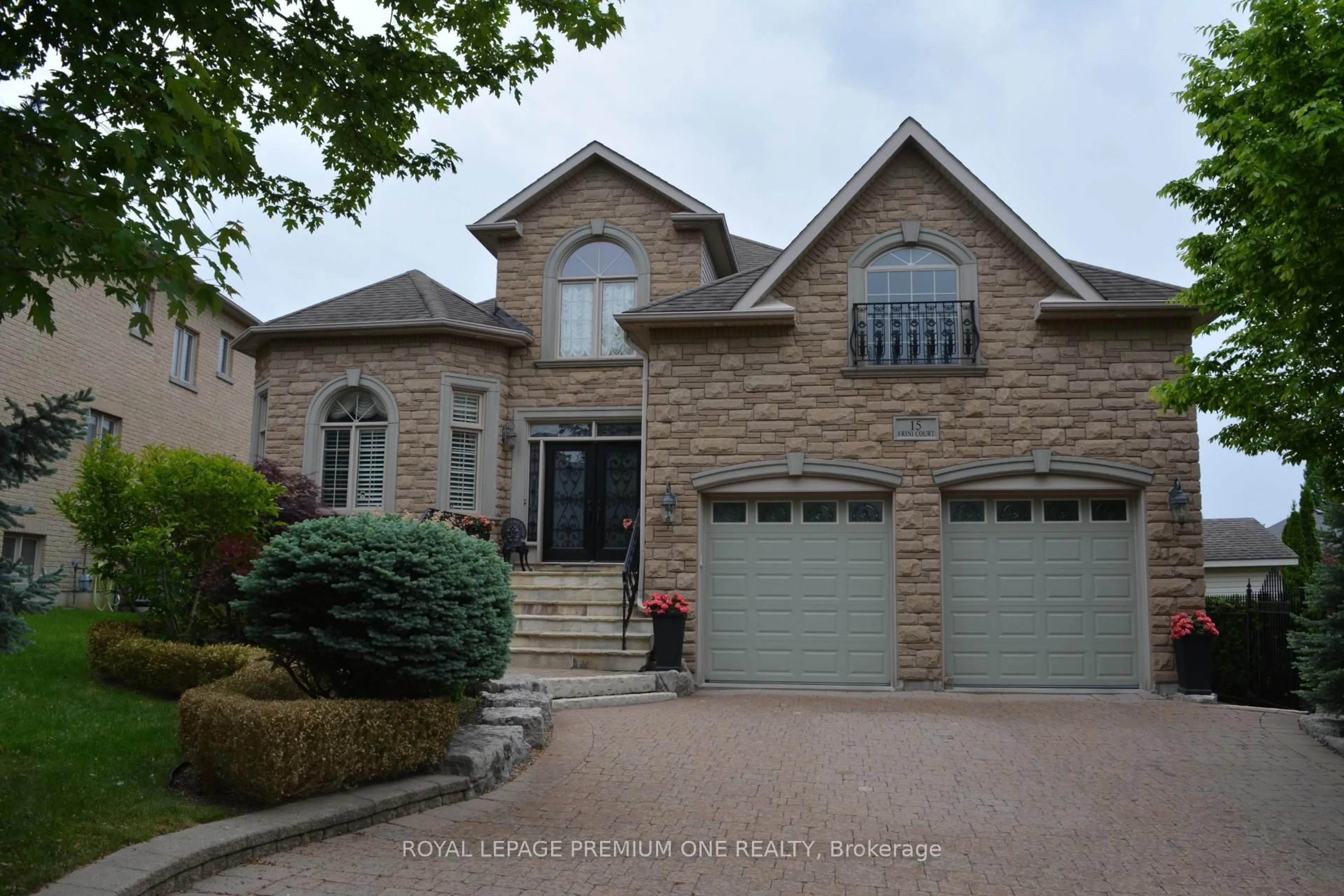Home with brick exterior material, street for 15 Frini Crt, Vaughan Ontario L4H 1H2