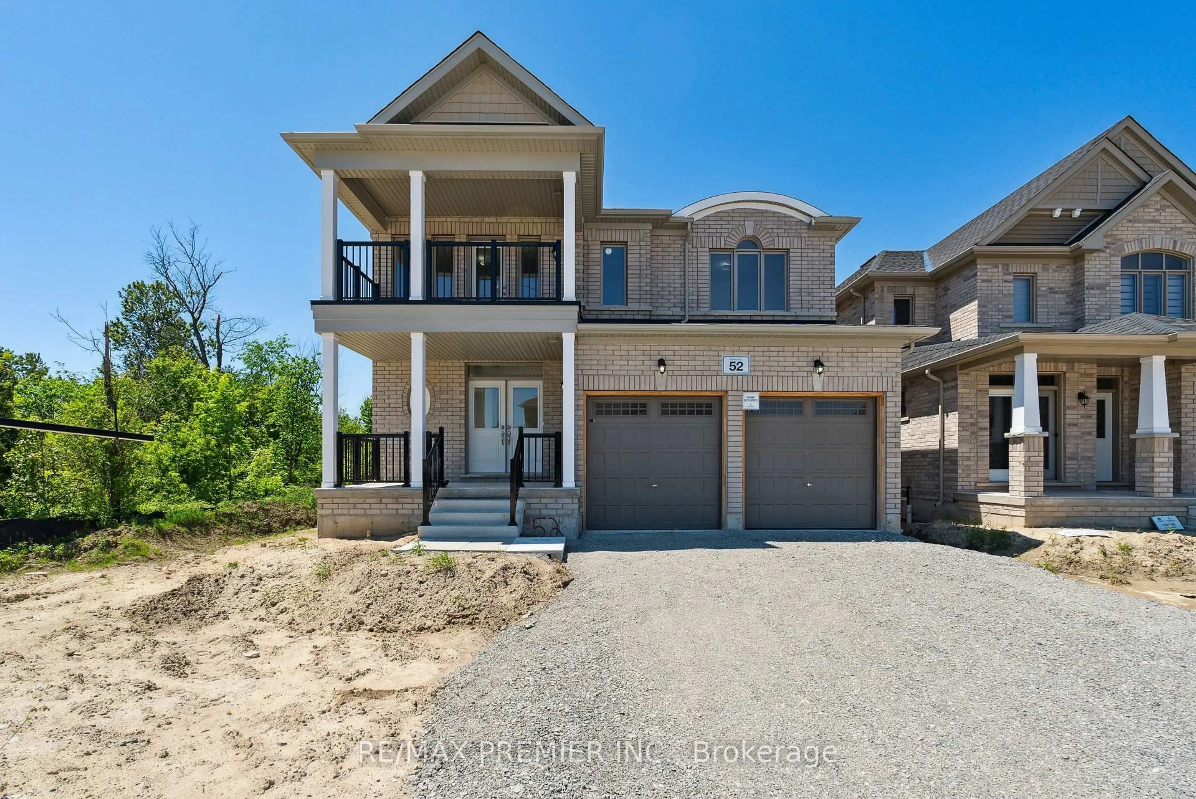 Home with brick exterior material, street for 52 Baycroft Blvd, Essa Ontario L0M 1B5