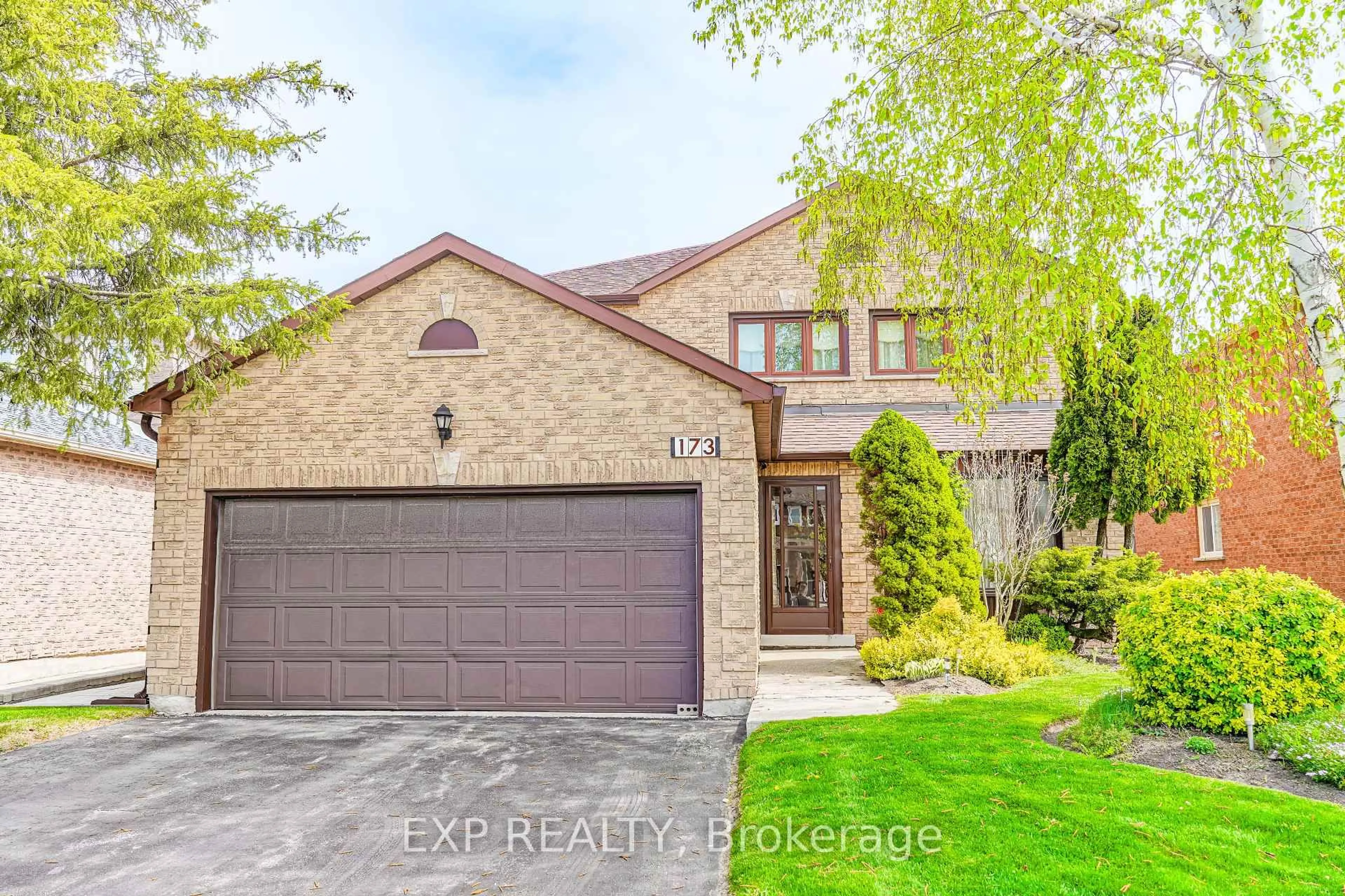 Home with brick exterior material, street for 173 Highglen Ave, Markham Ontario L3S 1X5