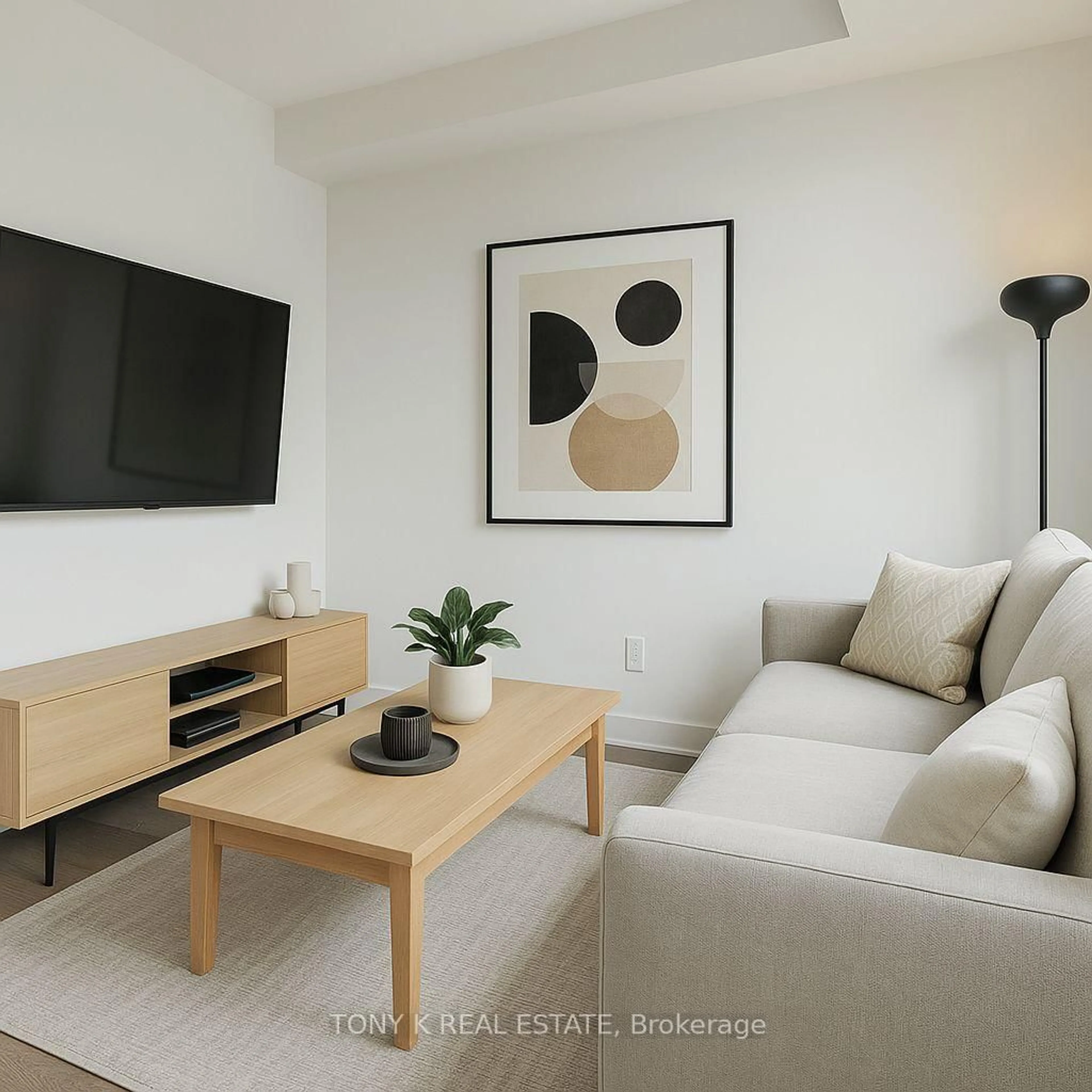 Living room with furniture, unknown for 9560 Islington Ave #U212, Vaughan Ontario L4H 4Z5