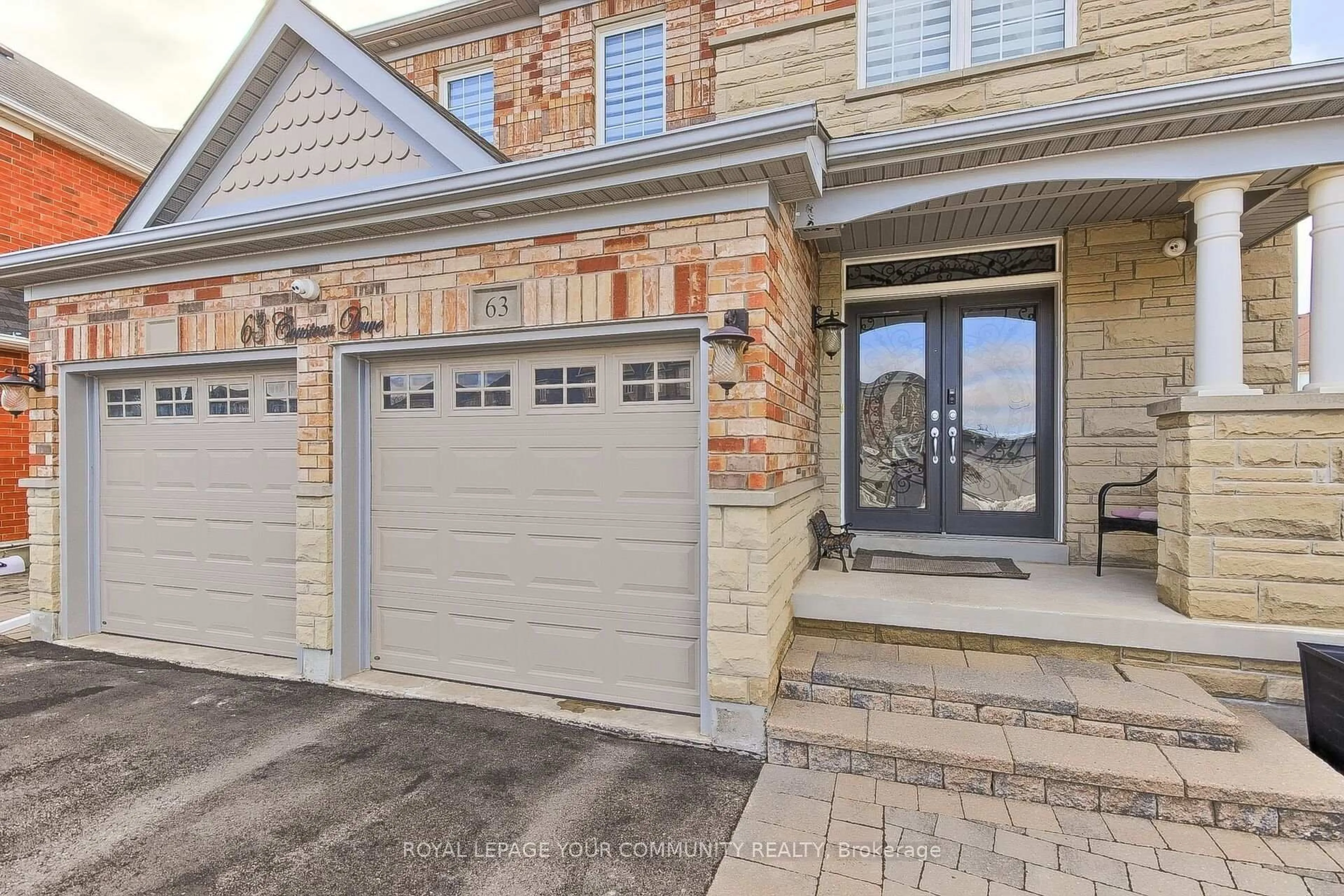 Home with brick exterior material, street for 63 Cousteau Dr, Bradford West Gwillimbury Ontario L3Z 0H8