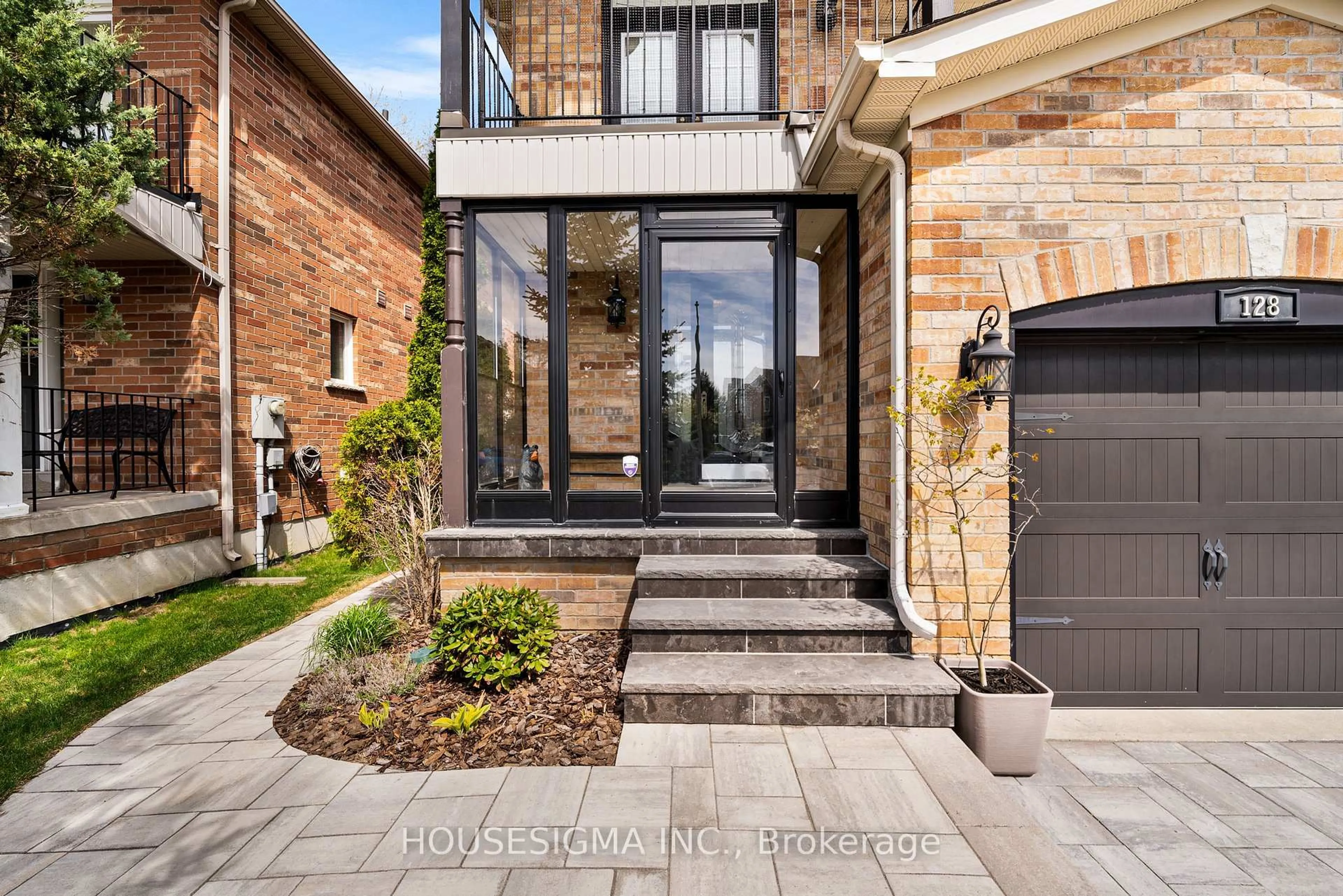 Home with brick exterior material, street for 128 Long Point Dr, Richmond Hill Ontario L4E 3Z7