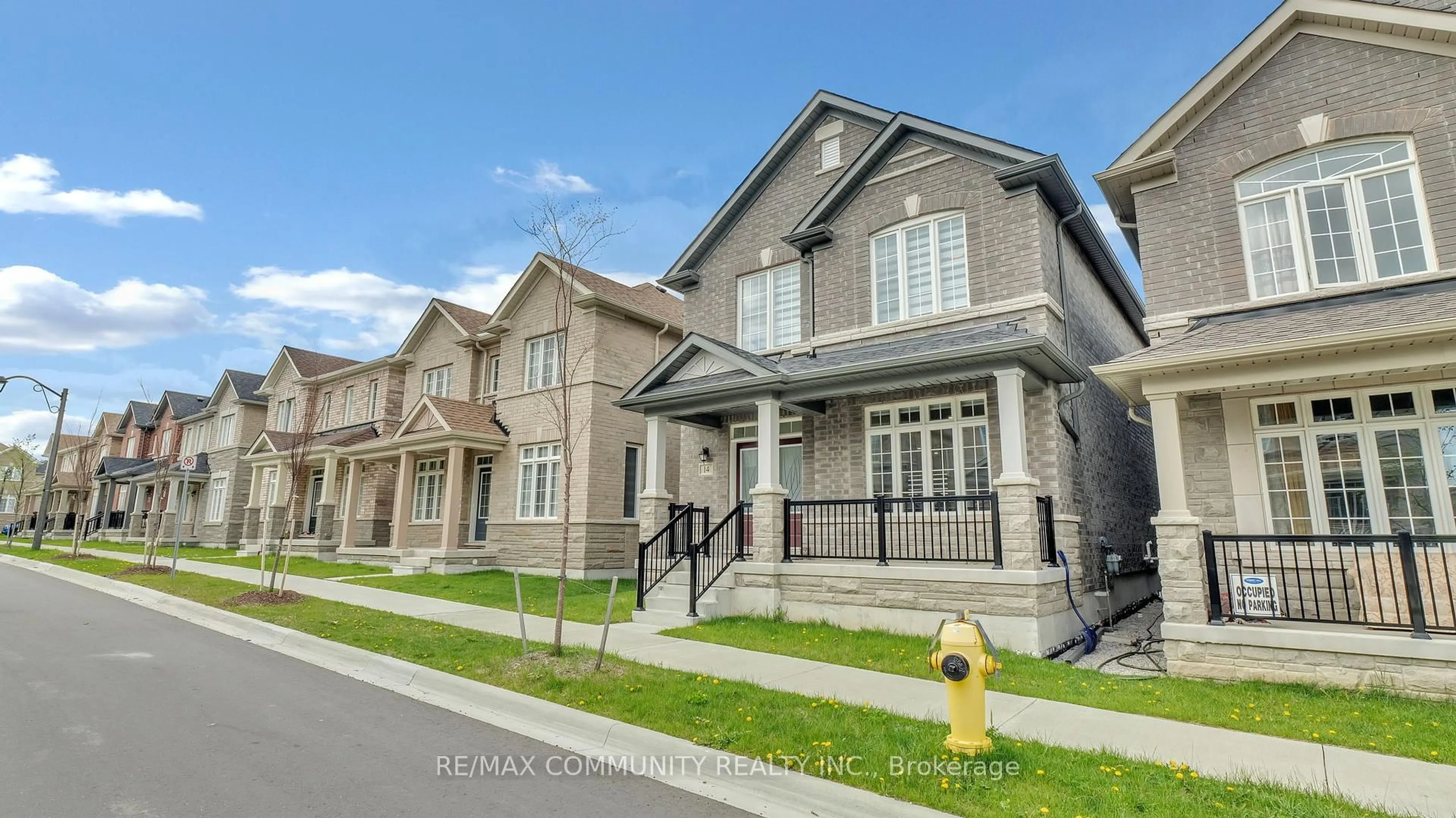 Home with brick exterior material, street for 14 Waterleaf Rd, Markham Ontario L6B 1N4