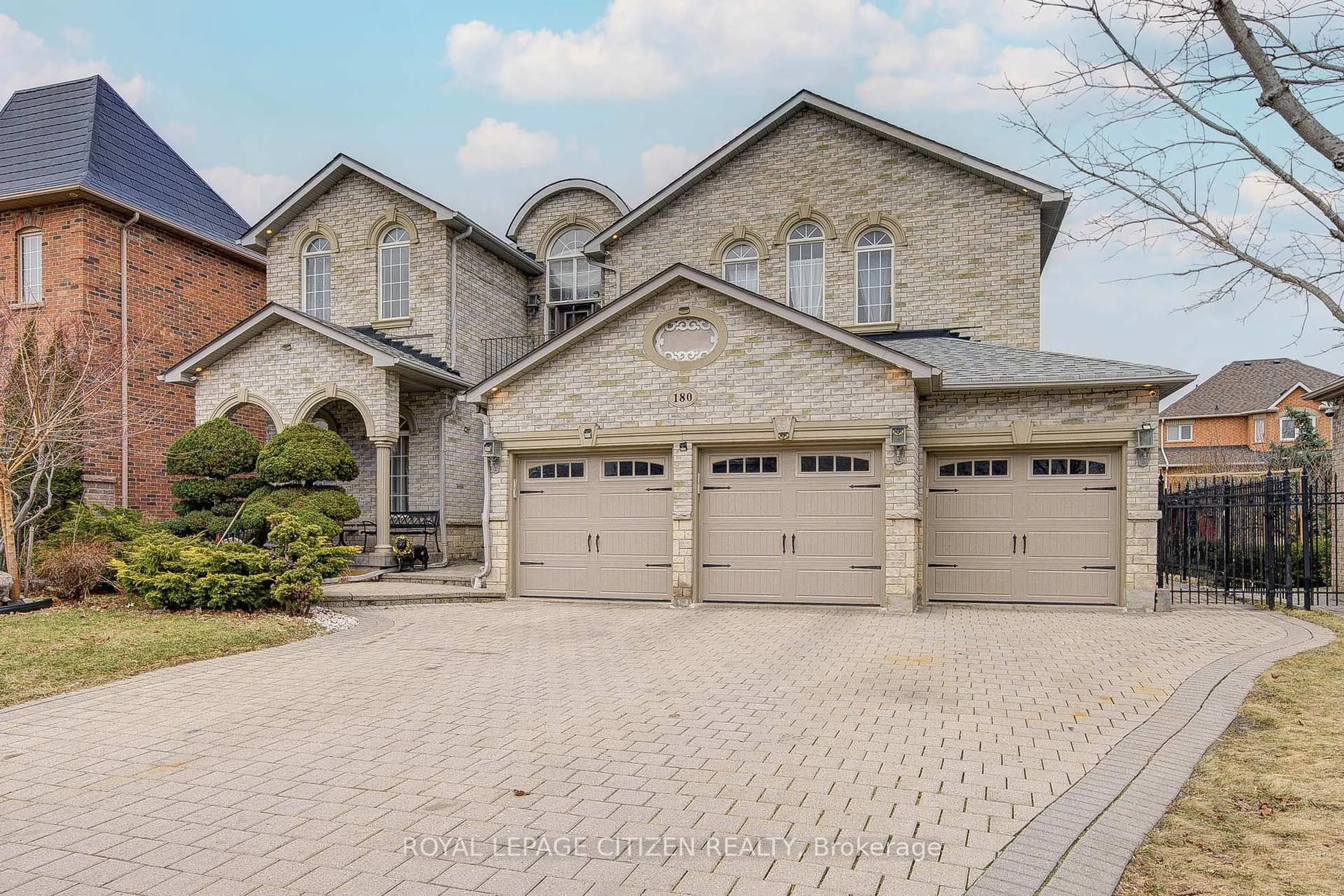 Home with brick exterior material, street for 180 Kimber Cres, Vaughan Ontario L4L 9K3