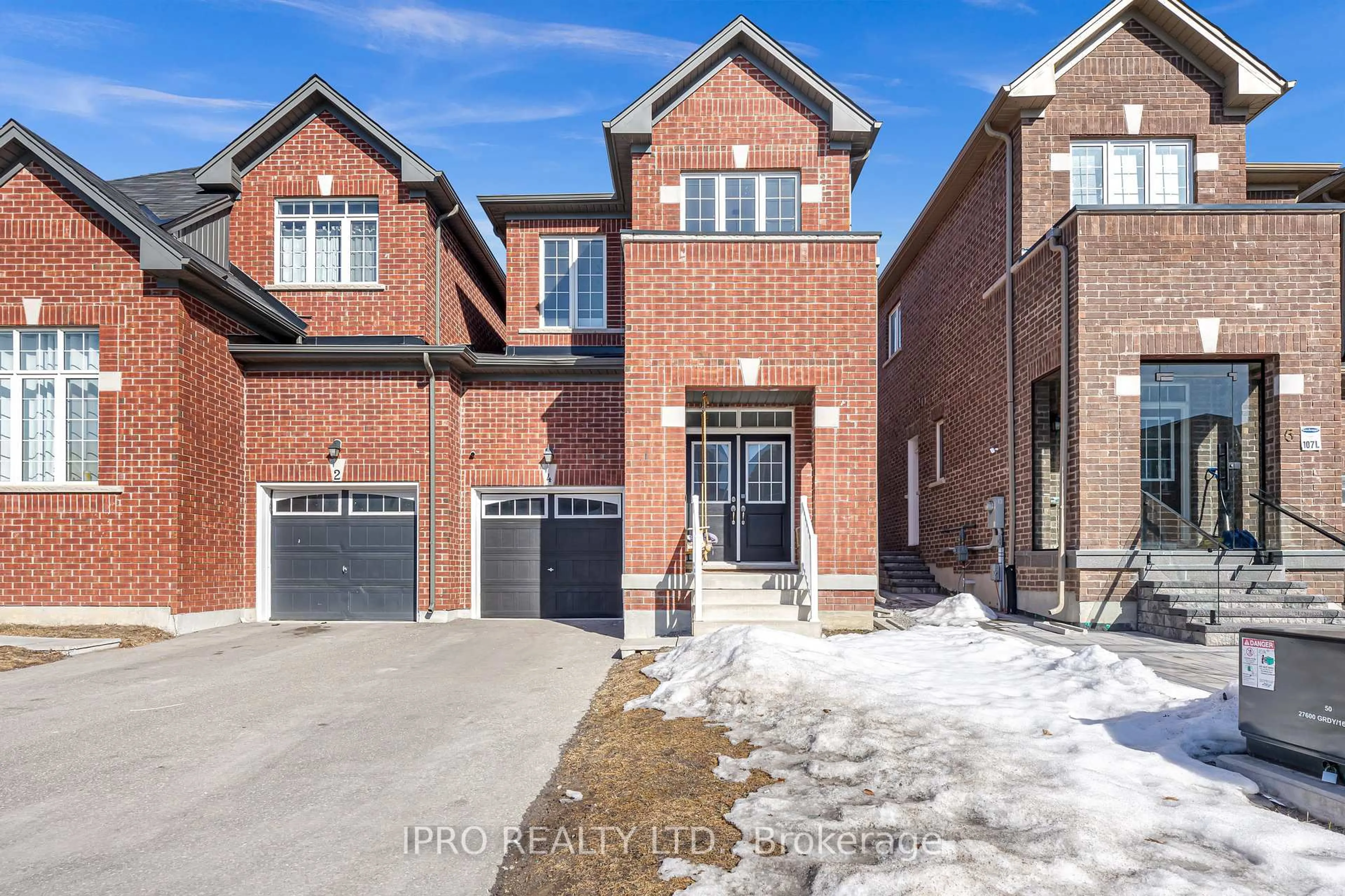 Home with brick exterior material, street for 4 Titan Tr, Markham Ontario L3S 0E2