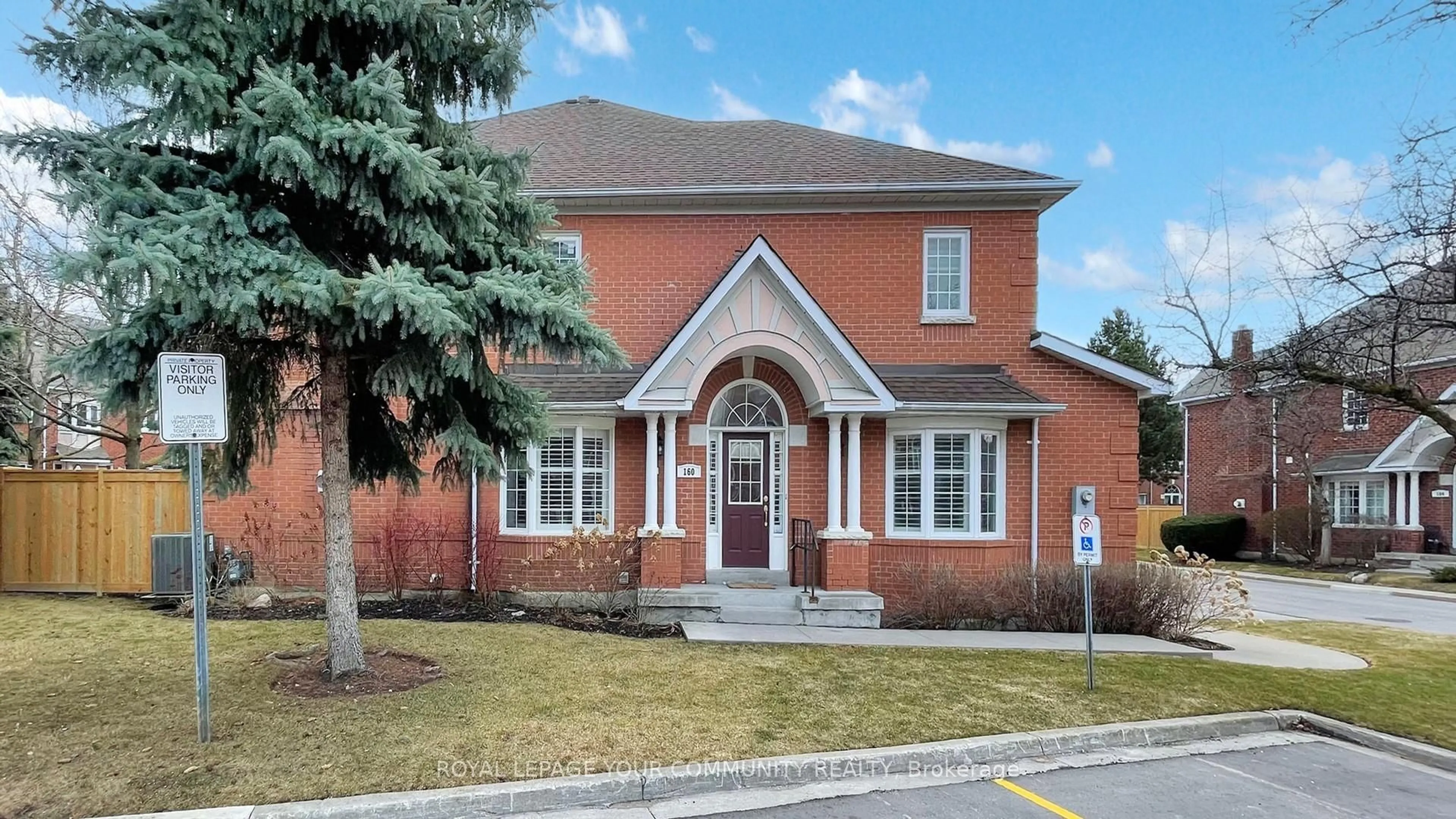 Home with brick exterior material, street for 190 Harding Blvd #160, Richmond Hill Ontario L4C 0J9