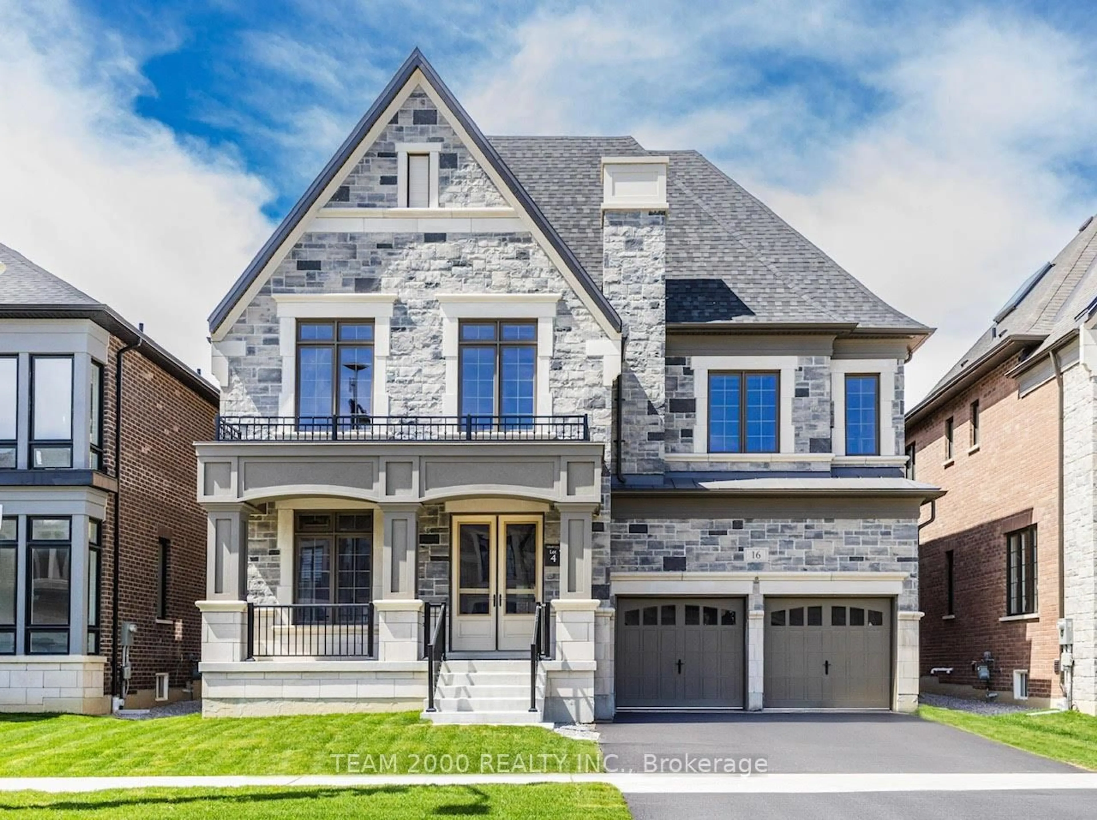 Home with brick exterior material, street for 16 Arbordale Dr, Vaughan Ontario L3L 0B5