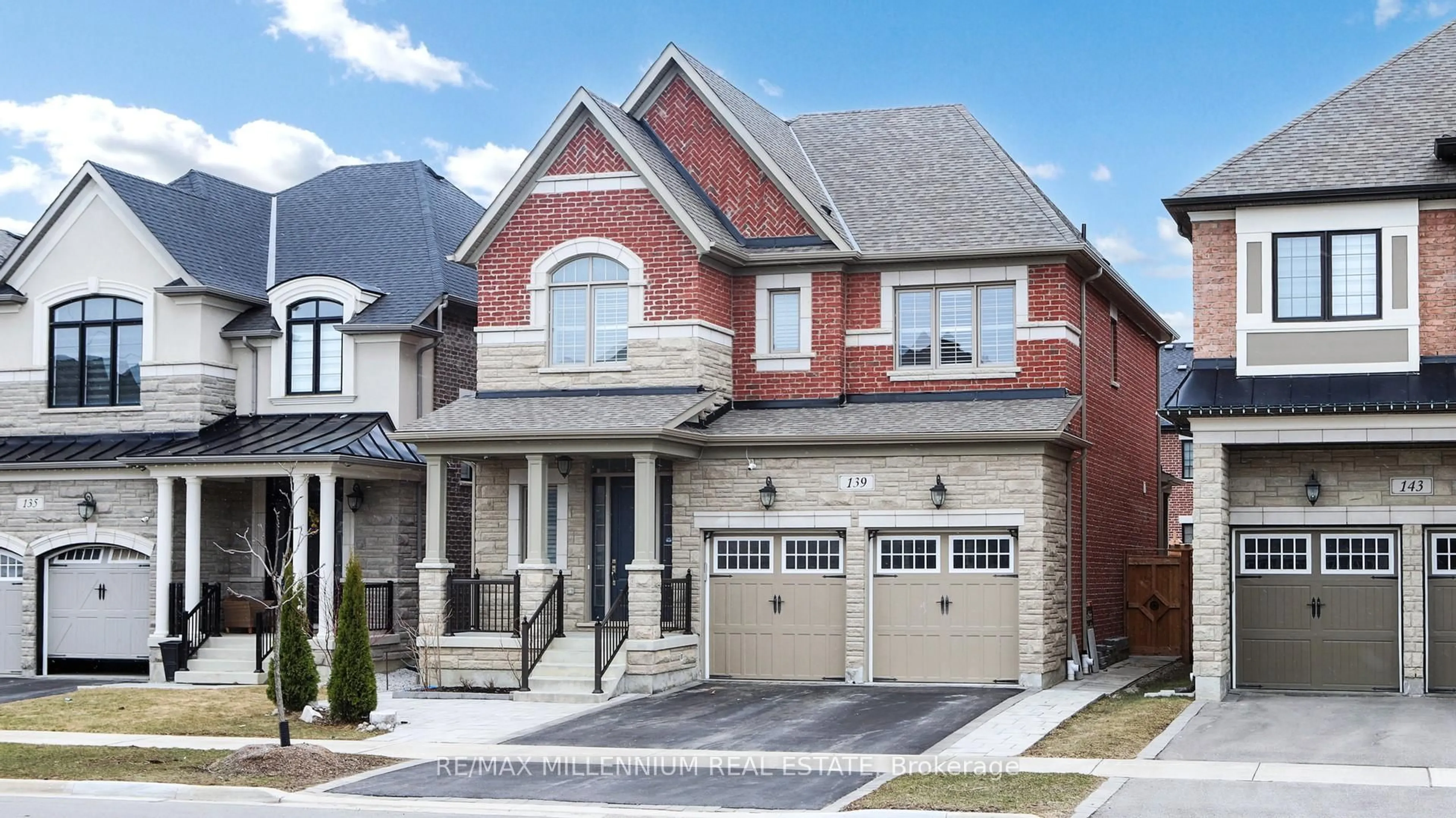 Home with brick exterior material, street for 139 Pierre Berton Blvd, Vaughan Ontario L4H 4W3