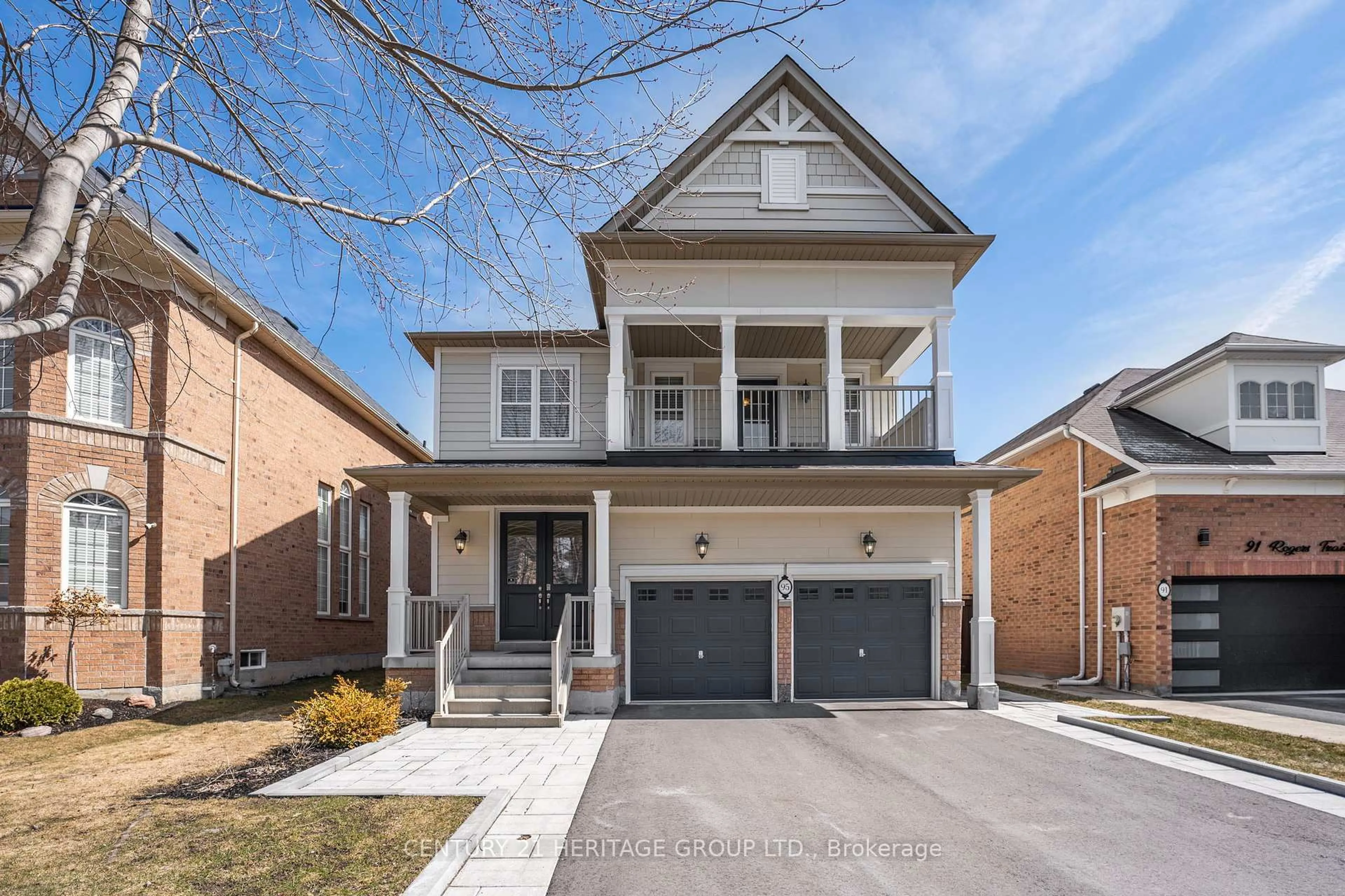 Home with brick exterior material, street for 95 Rogers Tr, Bradford West Gwillimbury Ontario L3Z 2A5