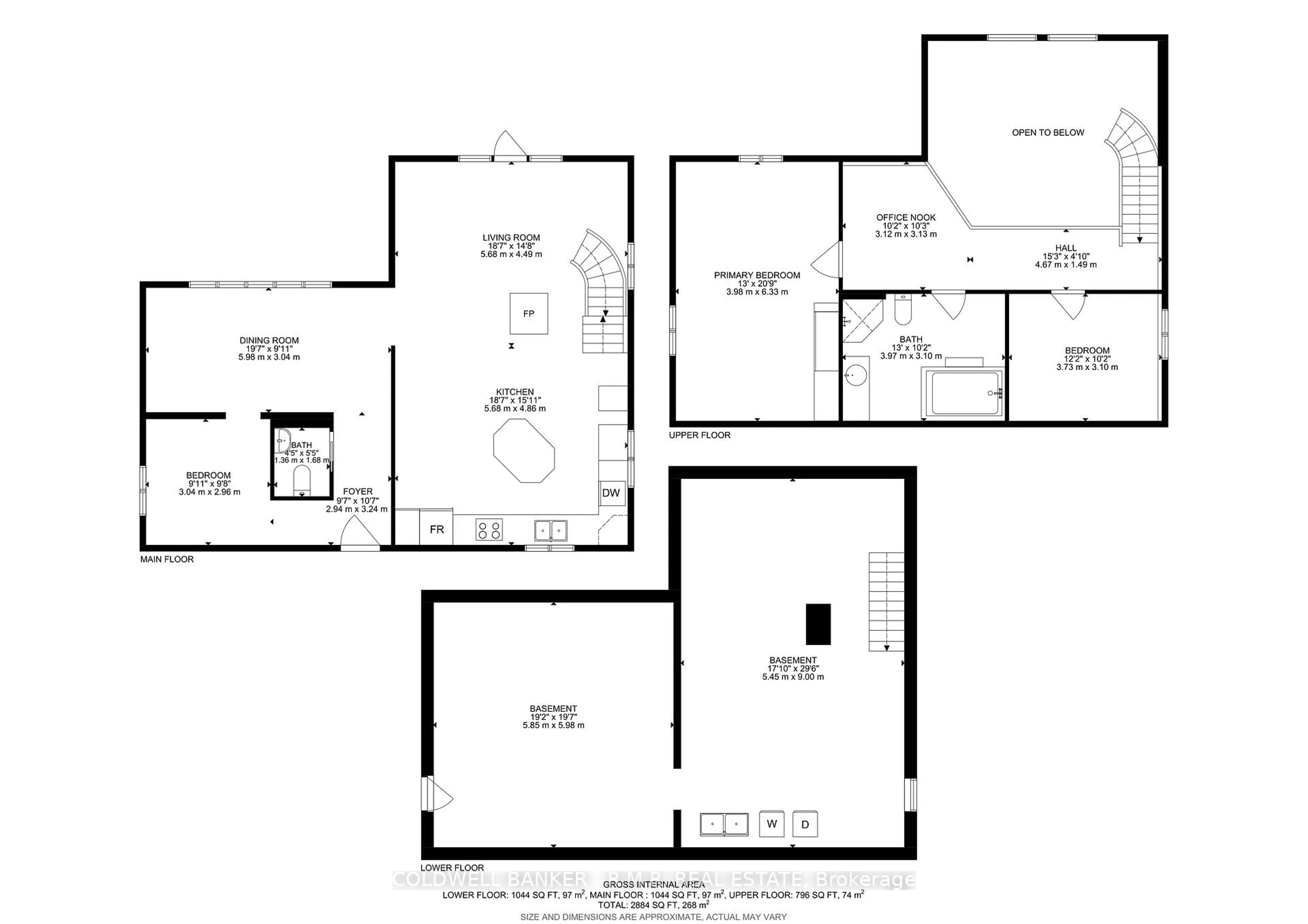 Floor plan for 9136 Ravenshoe Rd, Georgina Ontario L9P 1R2