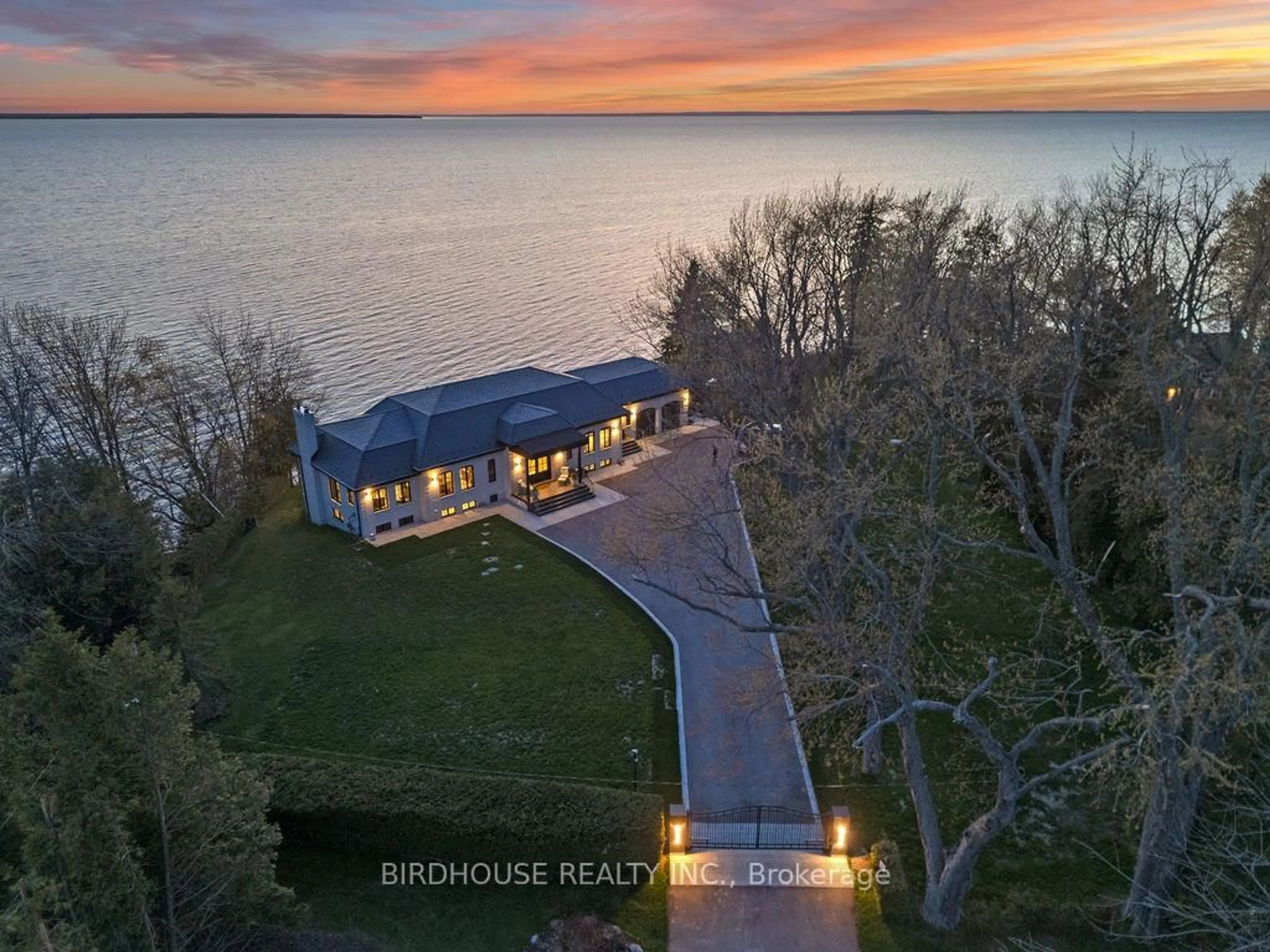 A pic from outside/outdoor area/front of a property/back of a property/a pic from drone, water/lake/river/ocean view for 16 Garden Gate, Brock Ontario L0K 1A0
