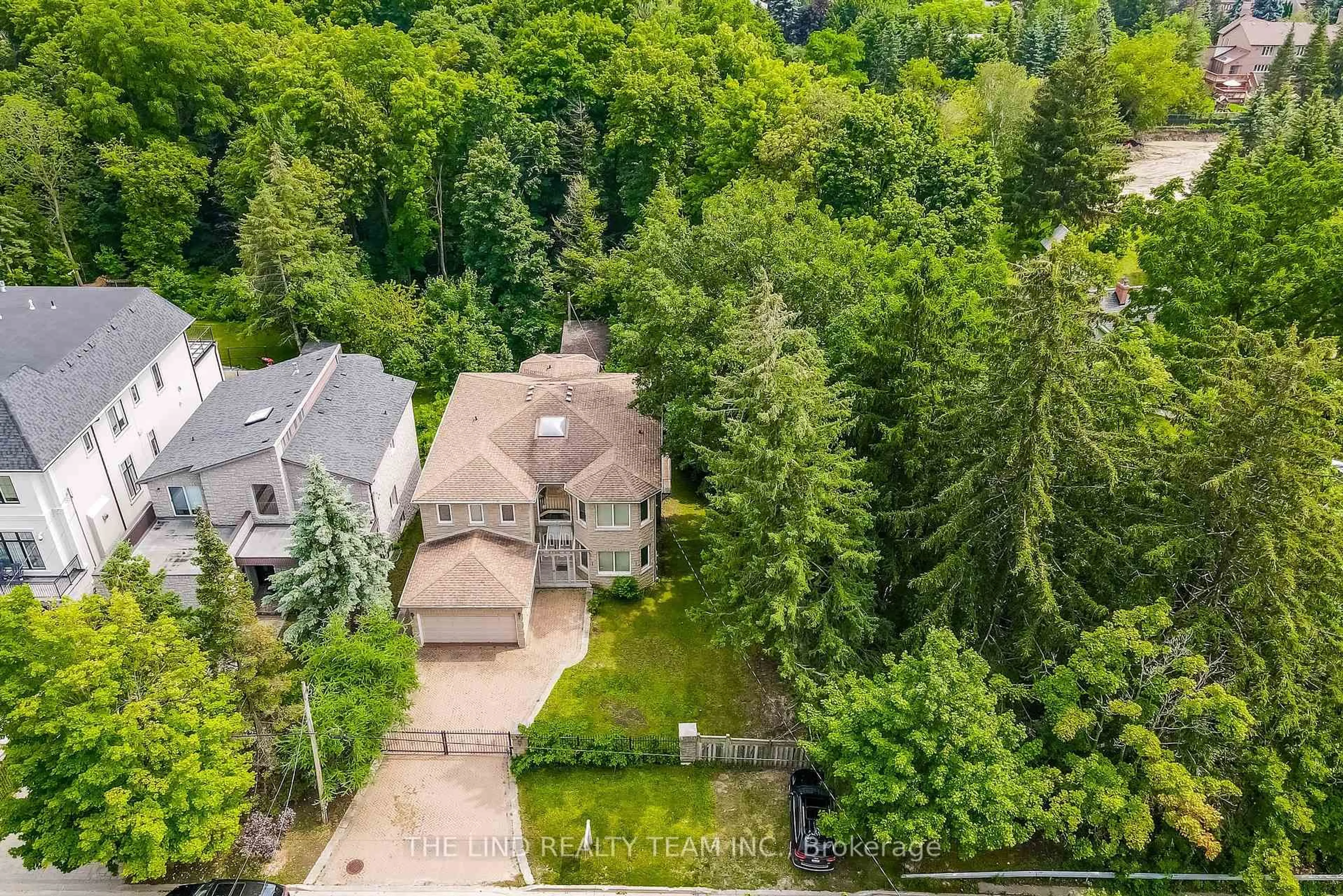 A pic from outside/outdoor area/front of a property/back of a property/a pic from drone, forest/trees view for 99 Birch Ave, Richmond Hill Ontario L4C 6C5